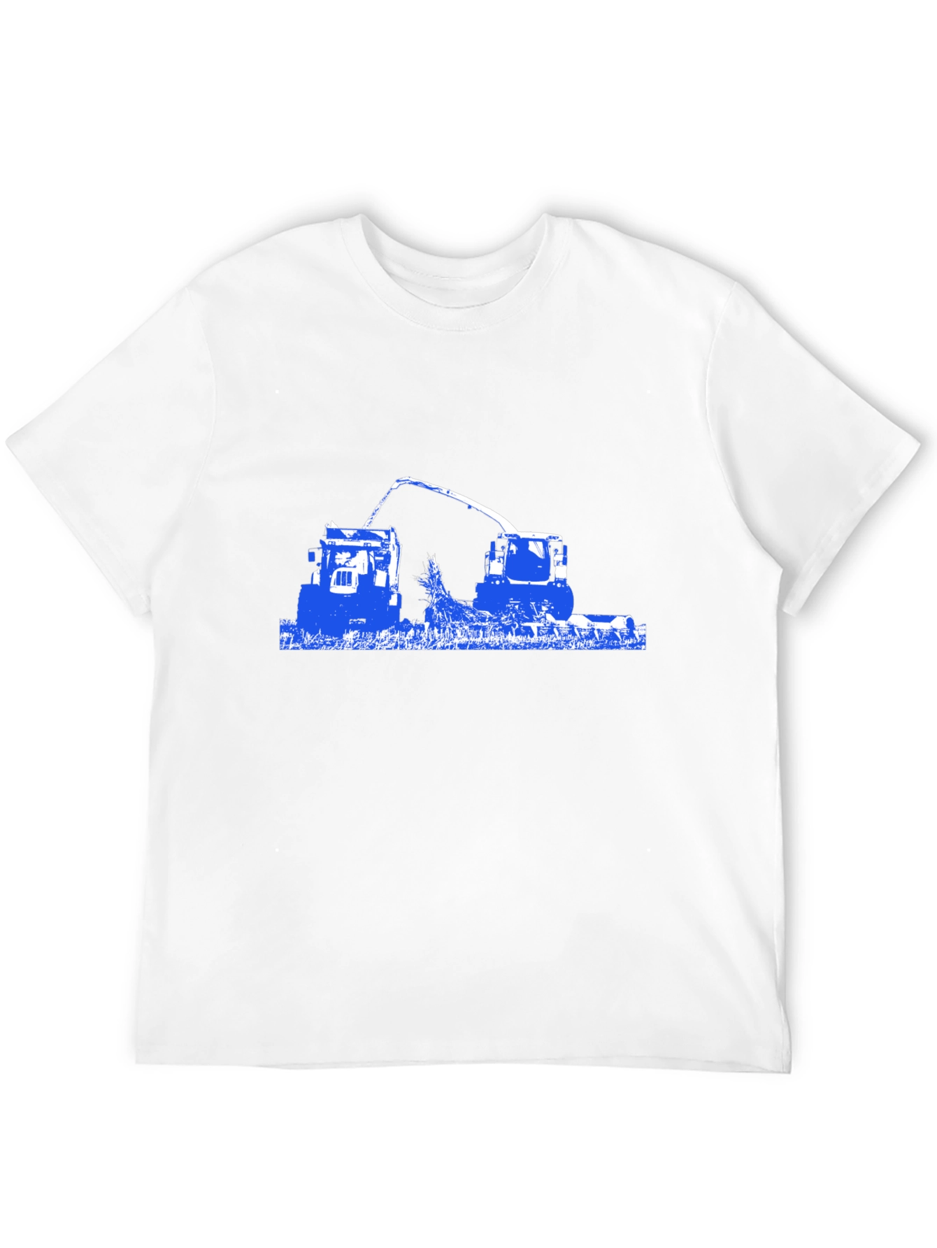 Blue Tractor Graphic Tee - Farming Apparel