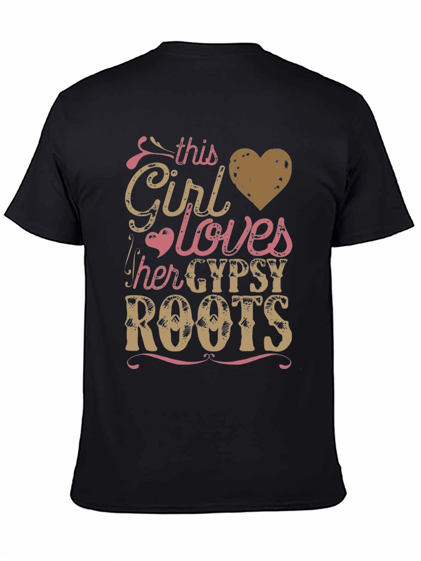 Gypsy Roots Womens Black T-Shirt