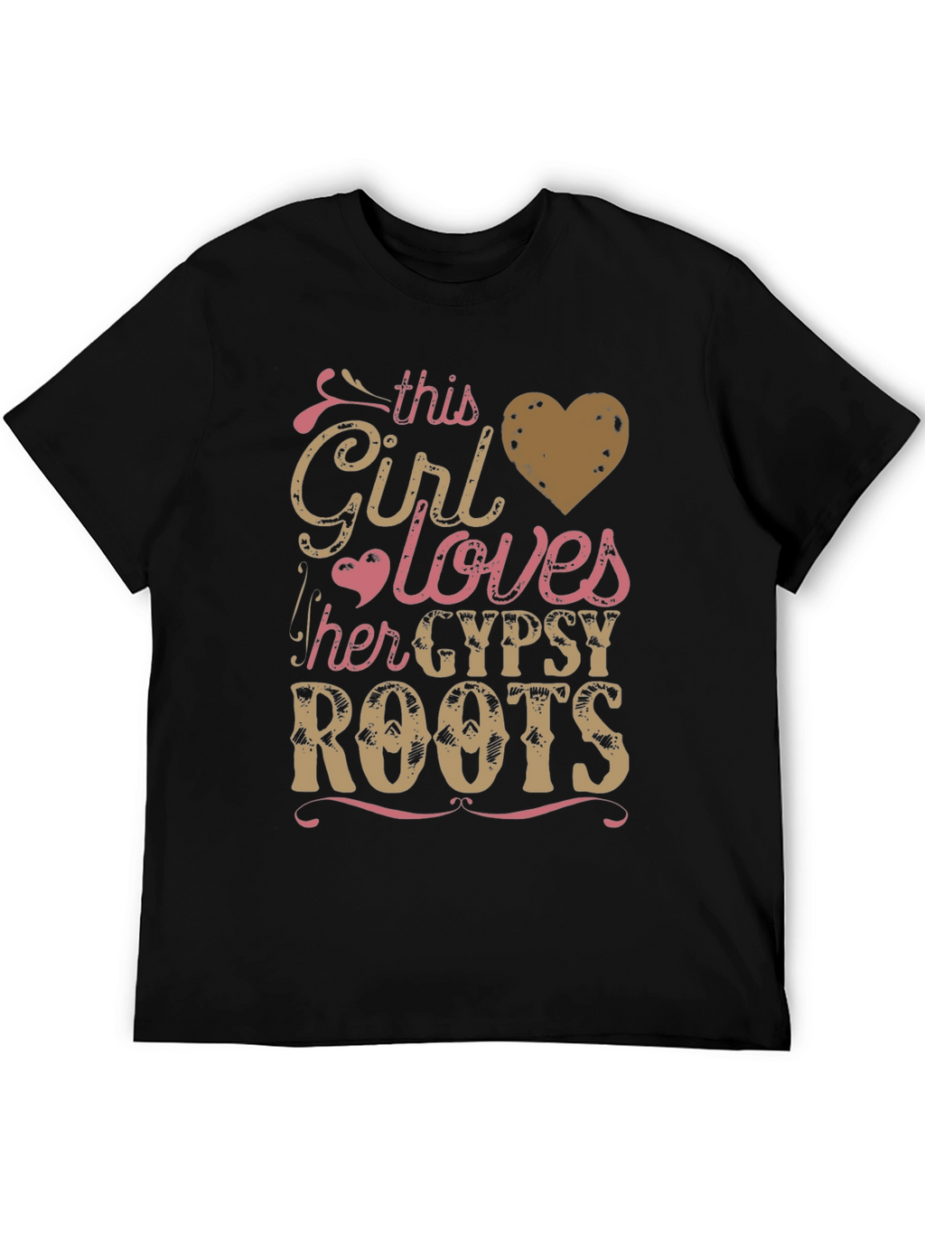 Gypsy Roots Womens Black T-Shirt