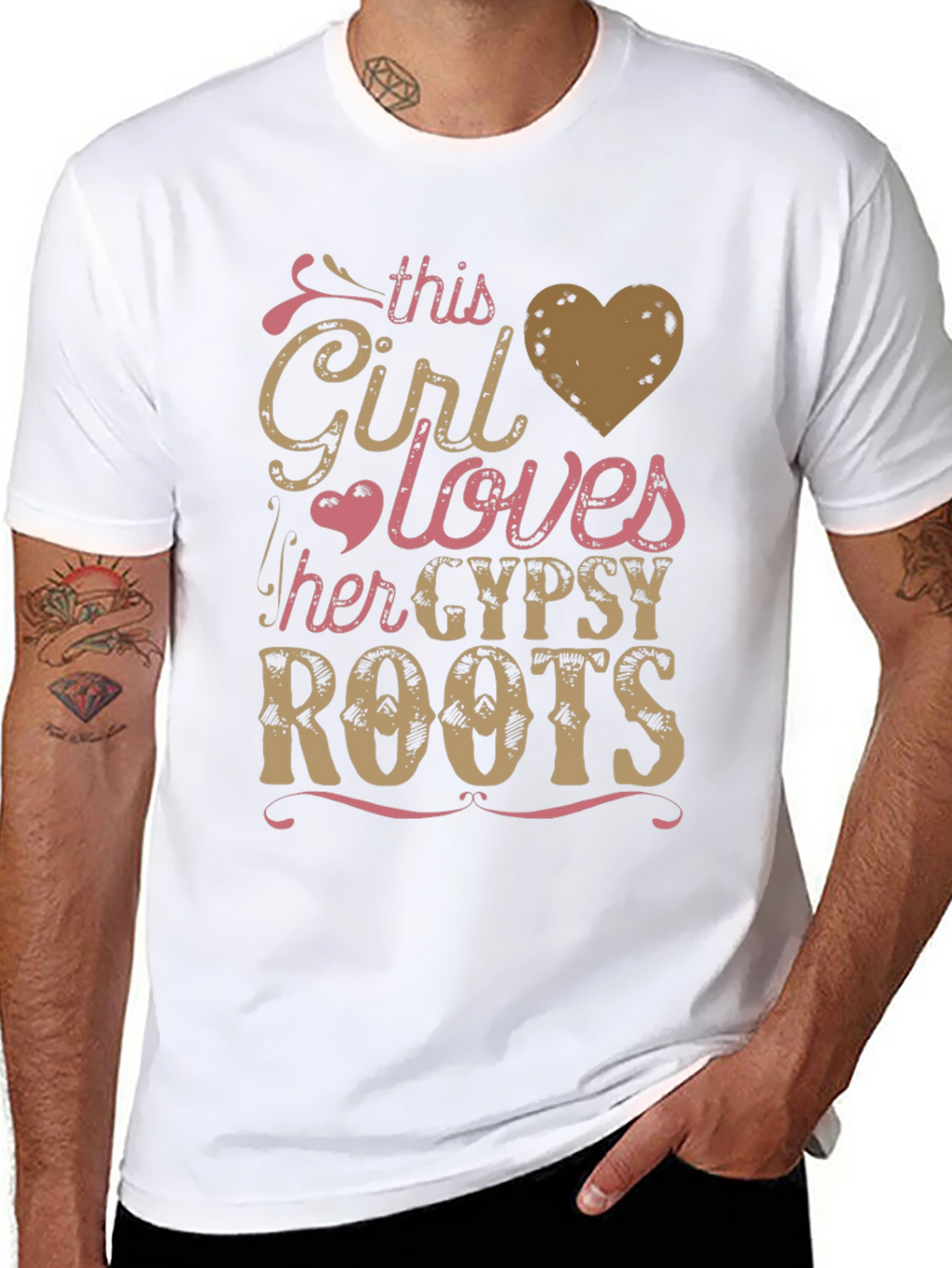 Gypsy Roots Womens Black T-Shirt