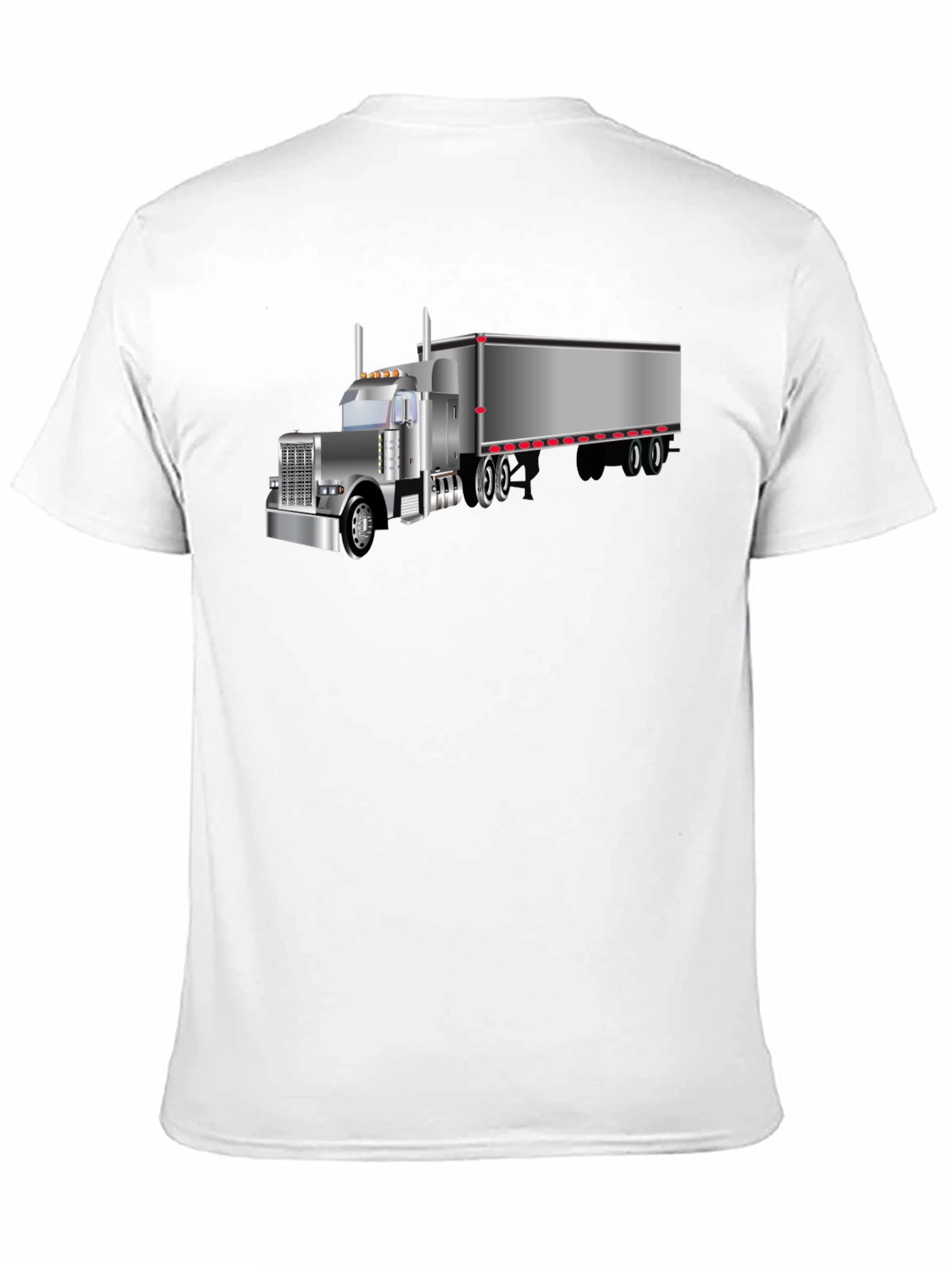 Trucker T-Shirt - Black Graphic Tee