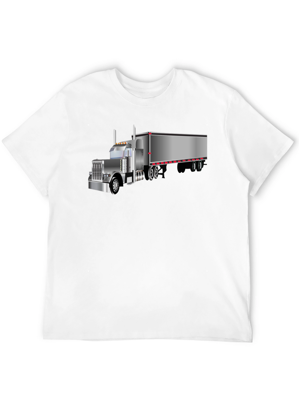 Trucker T-Shirt - Black Graphic Tee