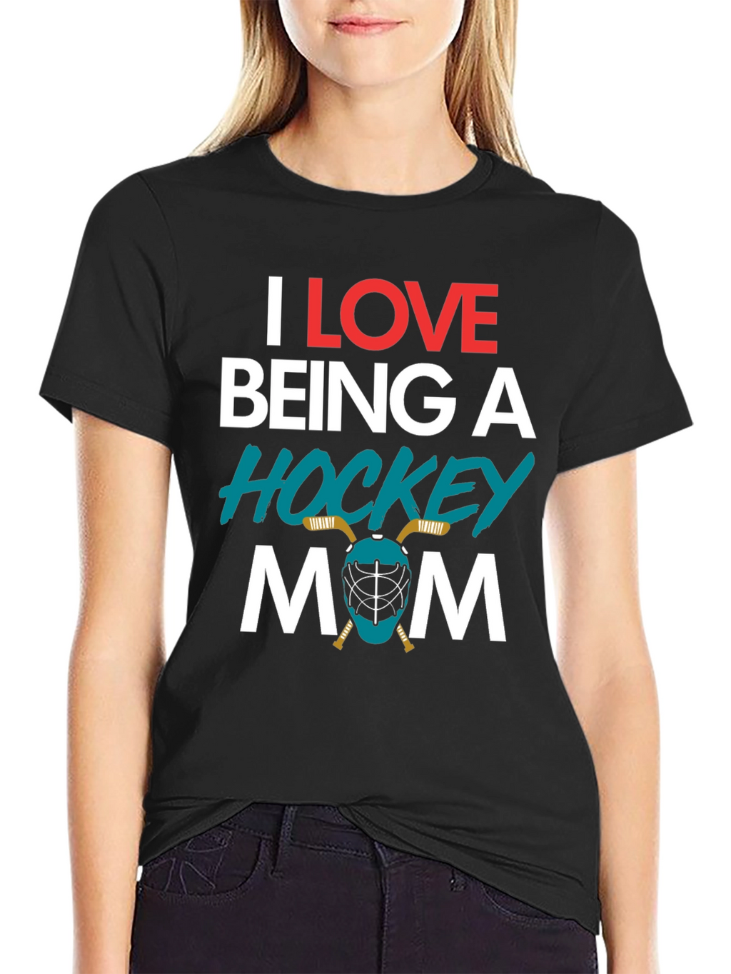 I Love Being A Hockey Mom T-Shirt