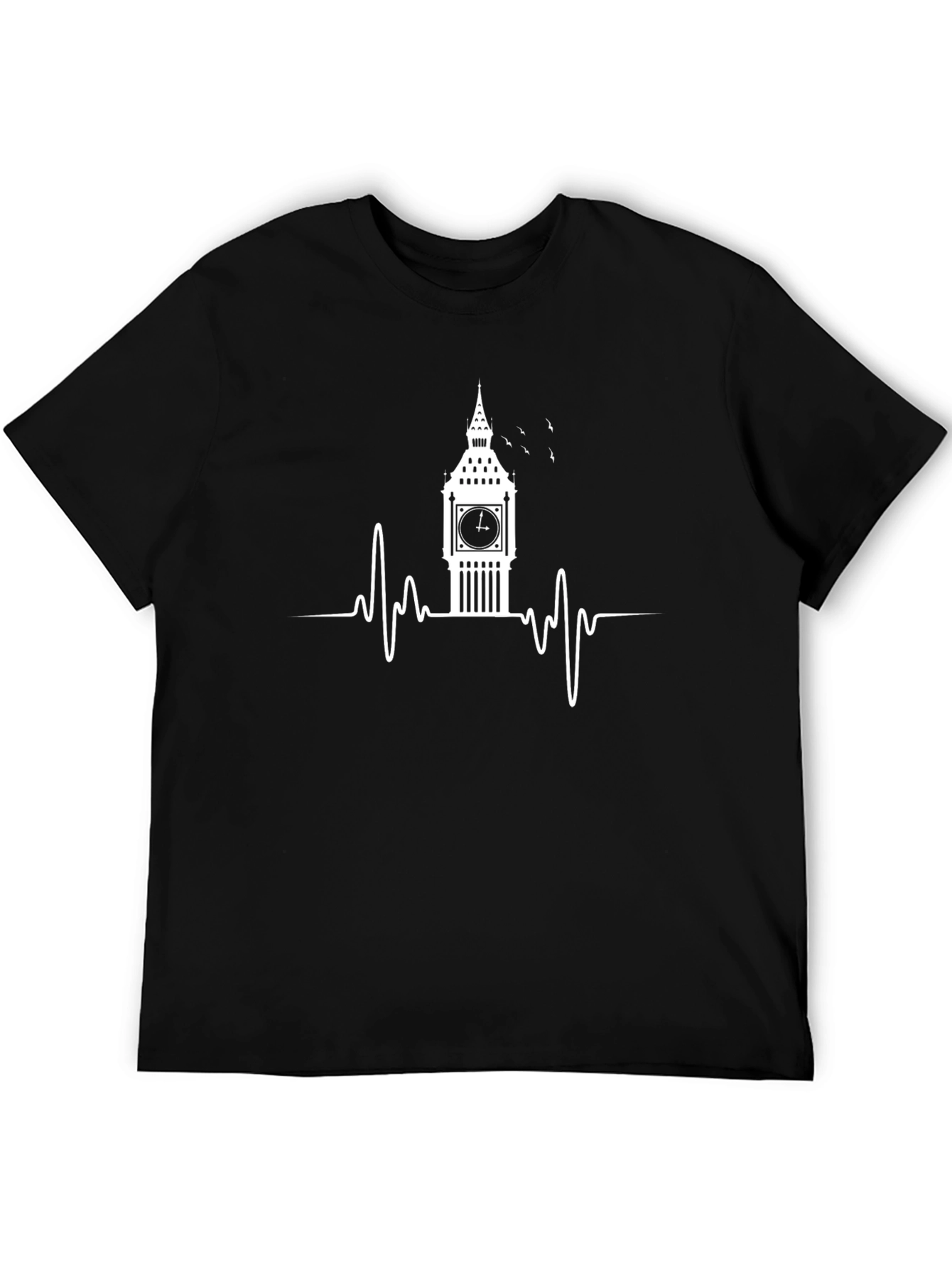 Big Ben Heartbeat T-Shirt - London Landmark Tee