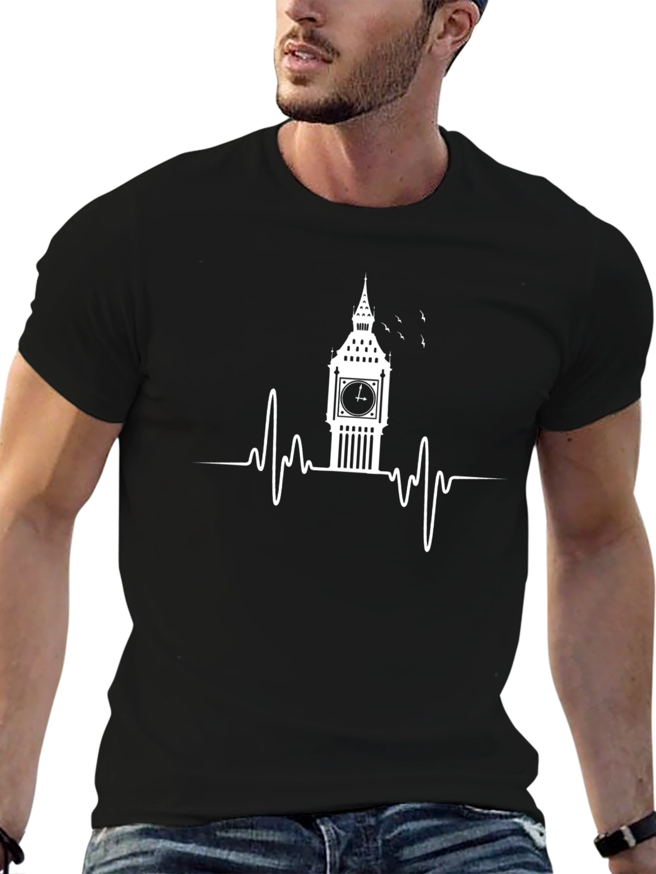 Big Ben Heartbeat T-Shirt - London Landmark Tee