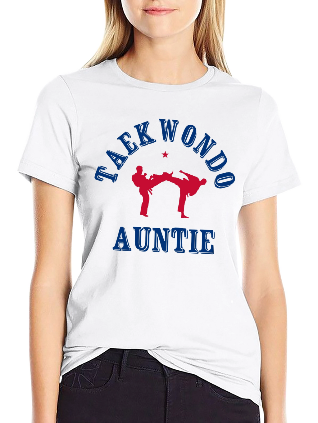 Taekwondo Auntie T-Shirt Martial Arts Tee