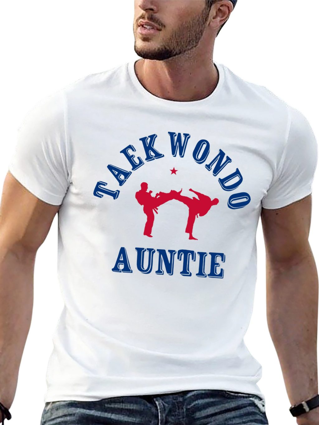 Taekwondo Auntie T-Shirt Martial Arts Tee