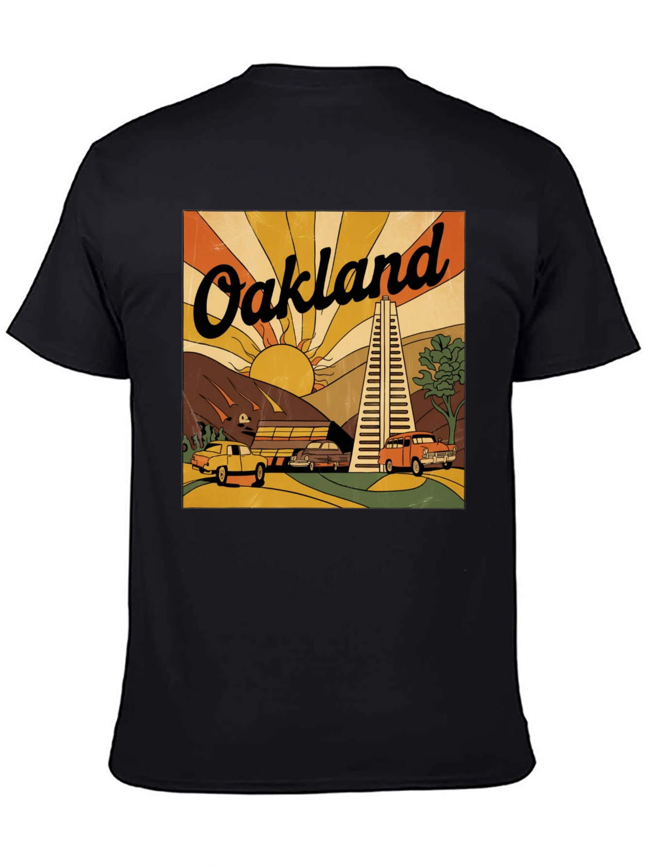 Retro Oakland T-Shirt - Vintage City Design