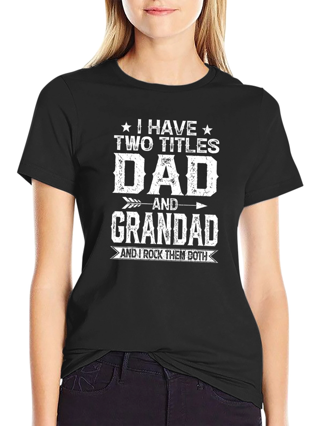 Dad and Grandad T-Shirt - Two Titles