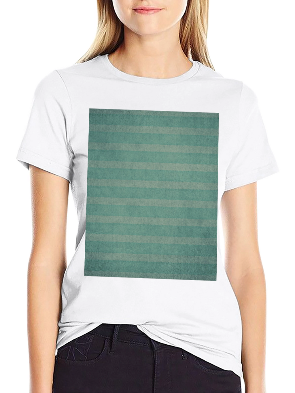 Striped Pattern Tee - Casual Comfort