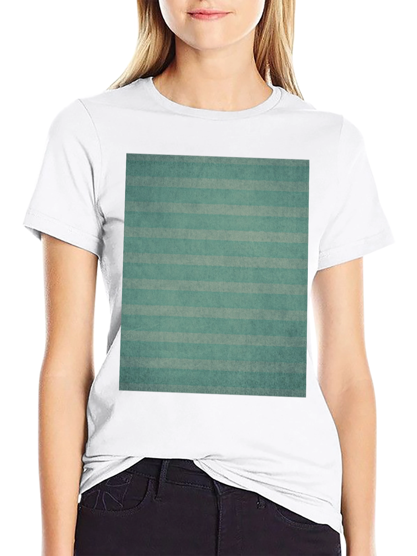Striped Pattern Tee - Casual Comfort