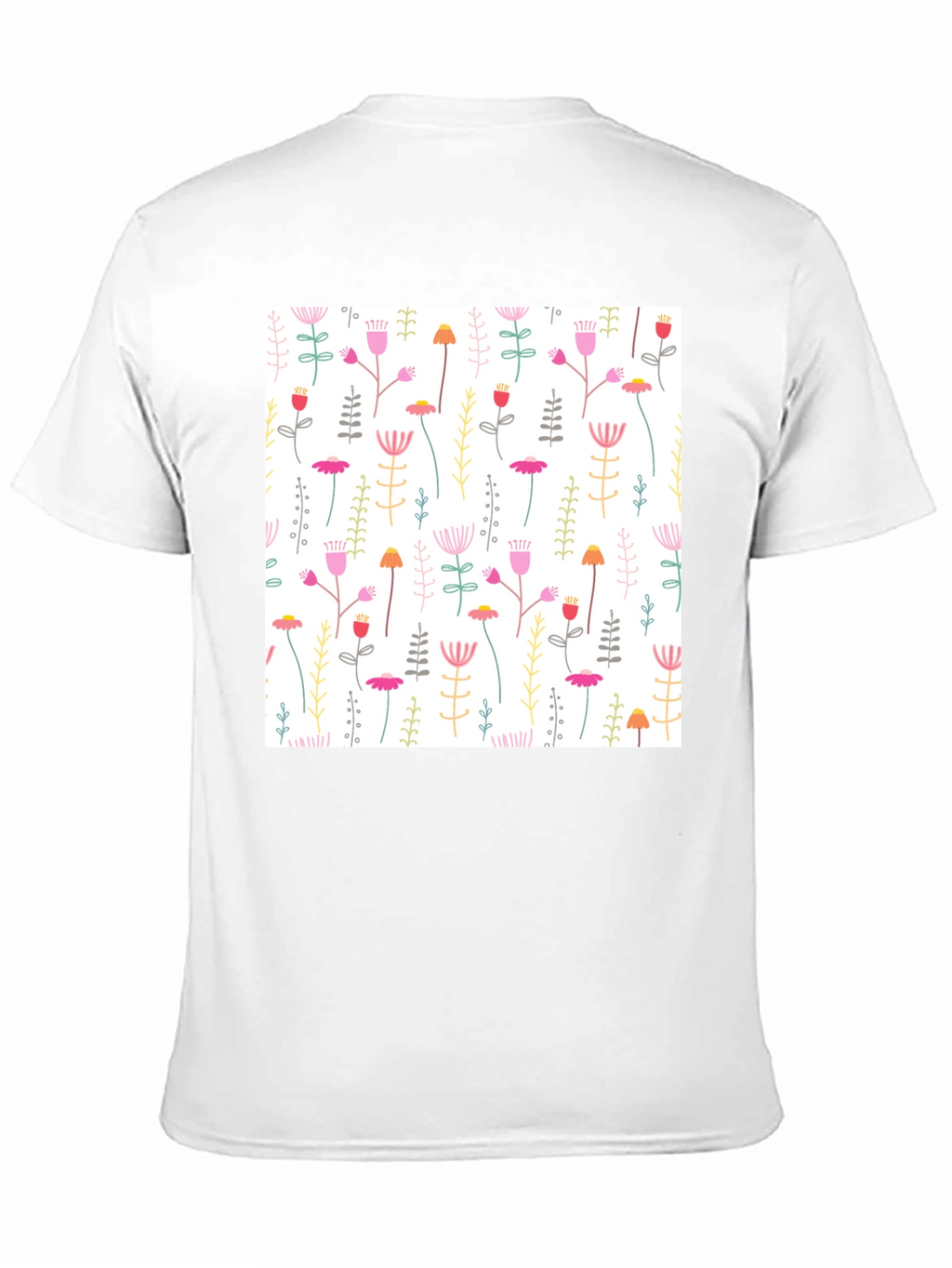 Floral Print T-Shirt - Casual Style