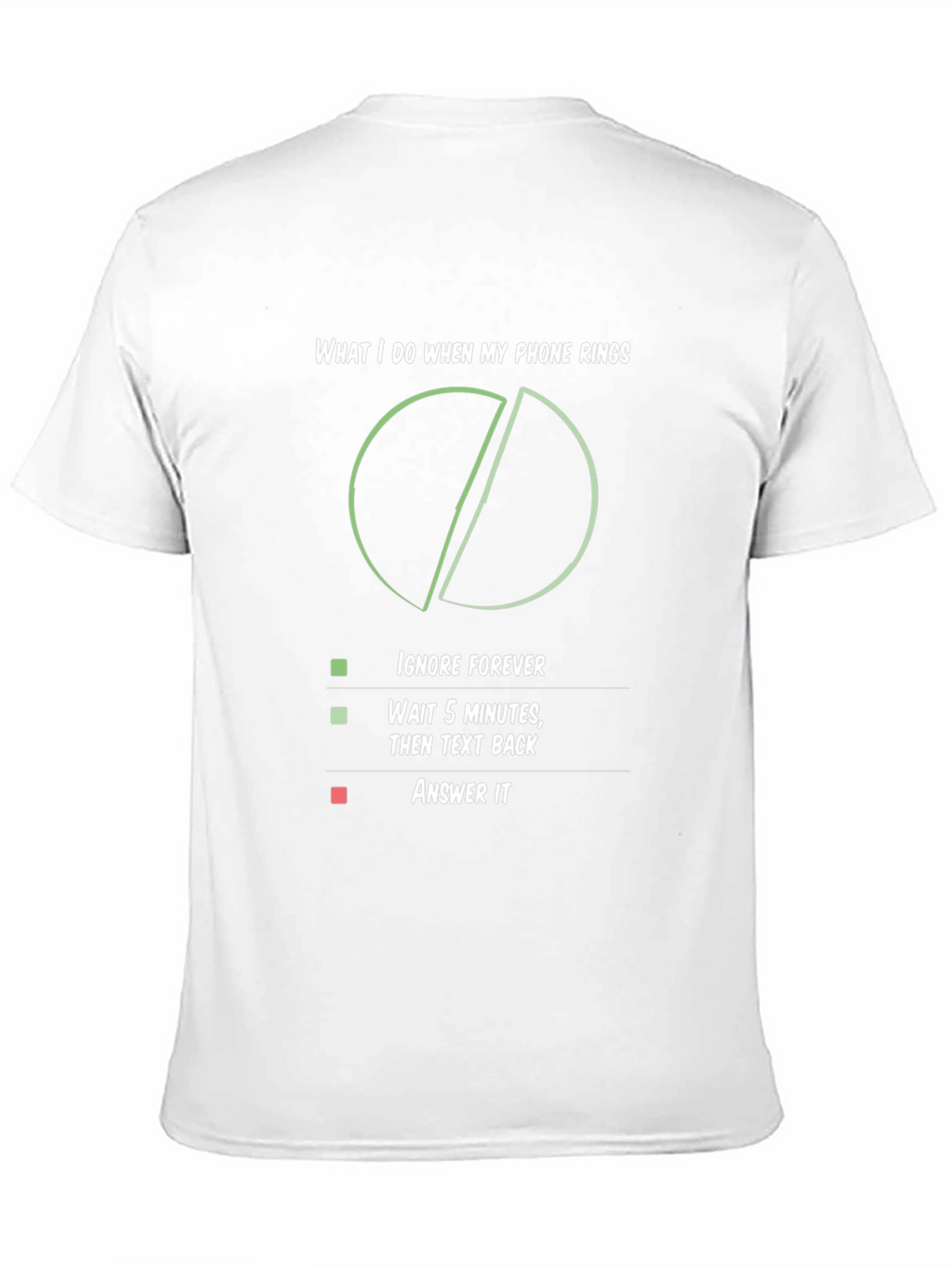 Humorous Phone Rings Graphic T-Shirt
