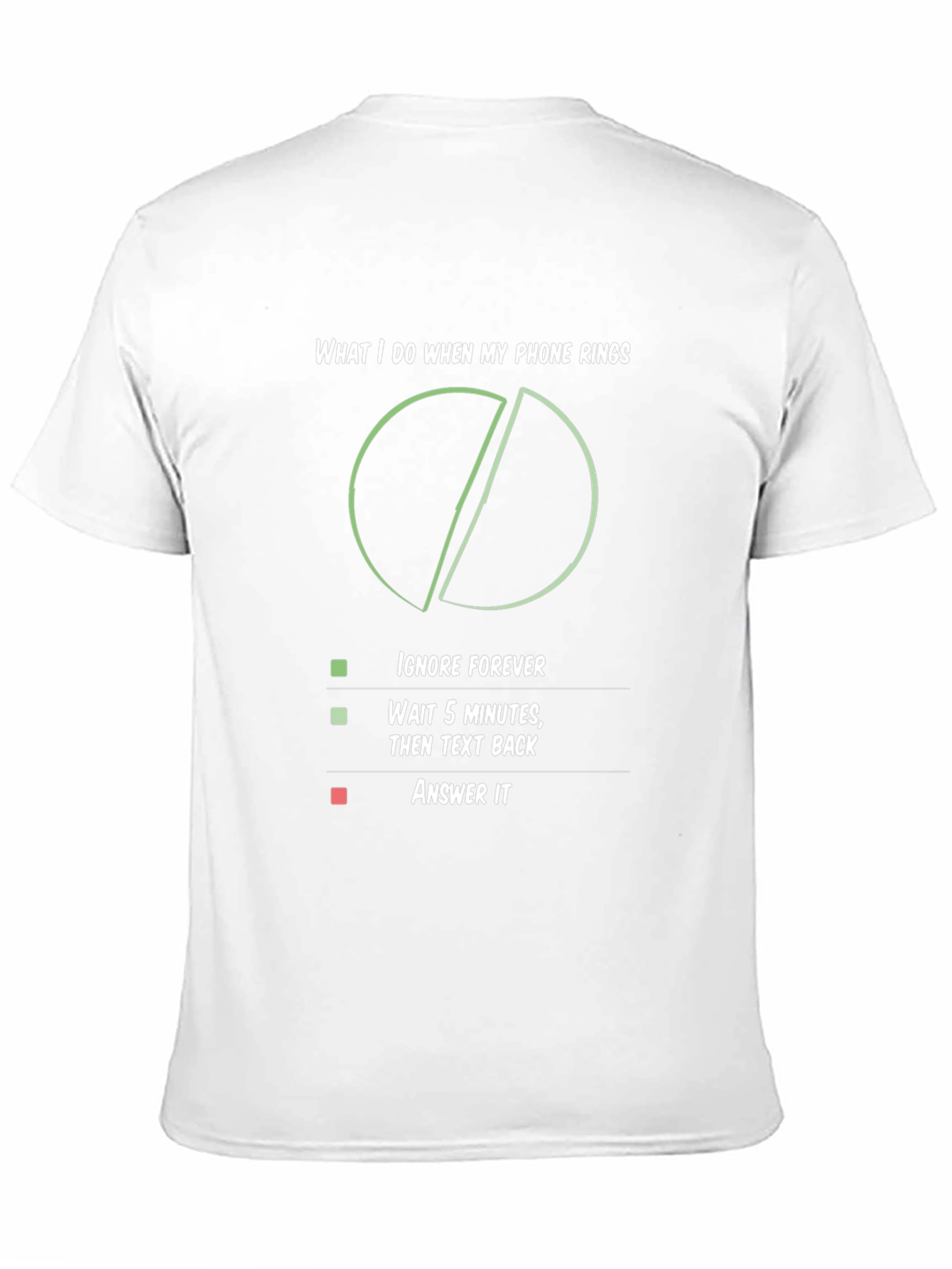 Humorous Phone Rings Graphic T-Shirt