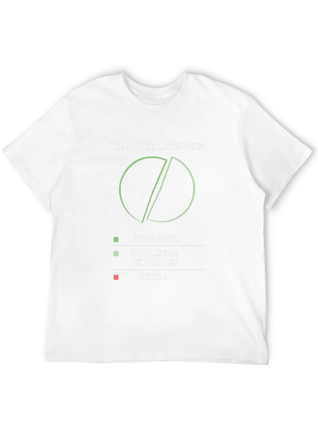 Humorous Phone Rings Graphic T-Shirt