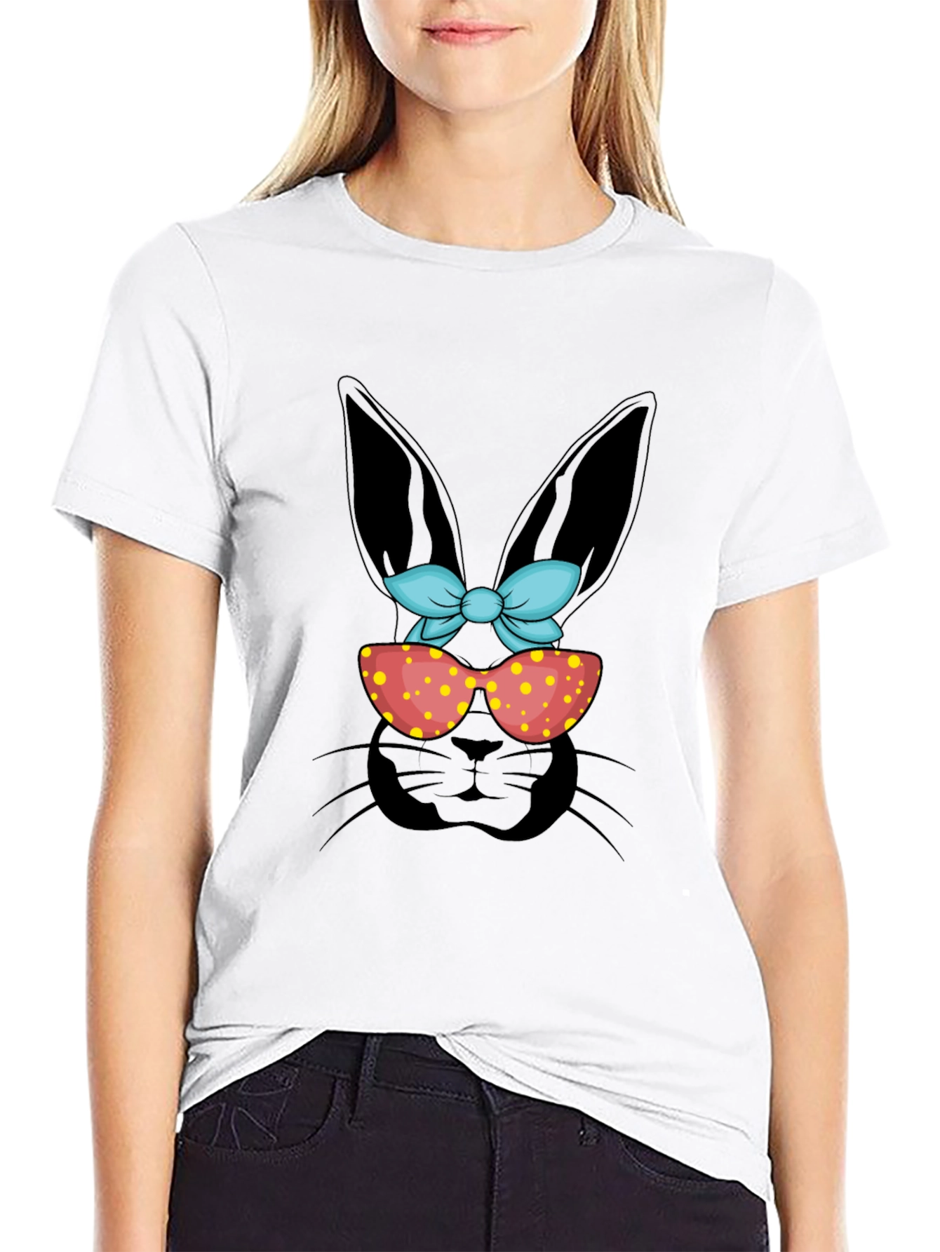 Bunny Sunglasses Graphic Tee