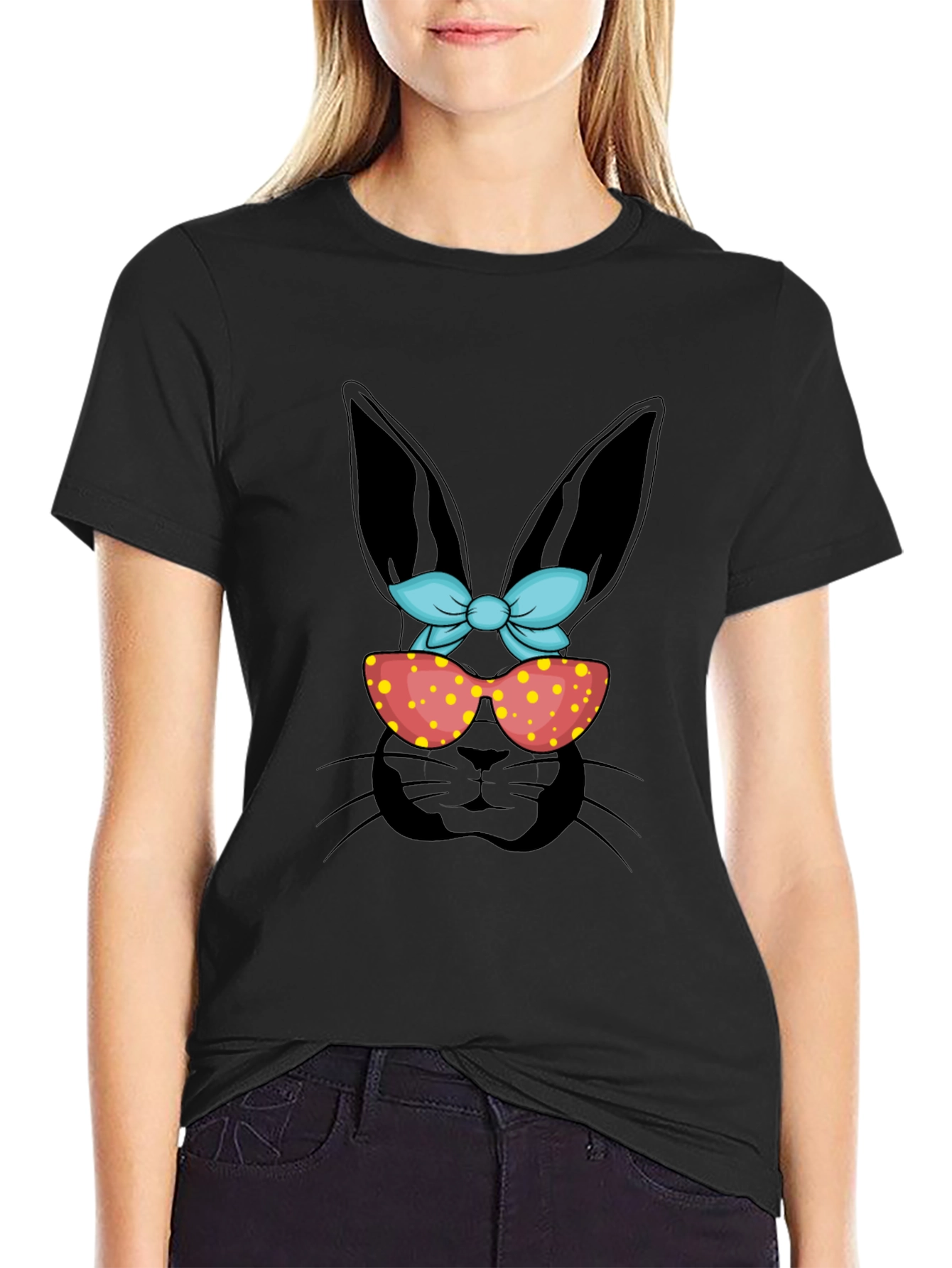 Bunny Sunglasses Graphic Tee