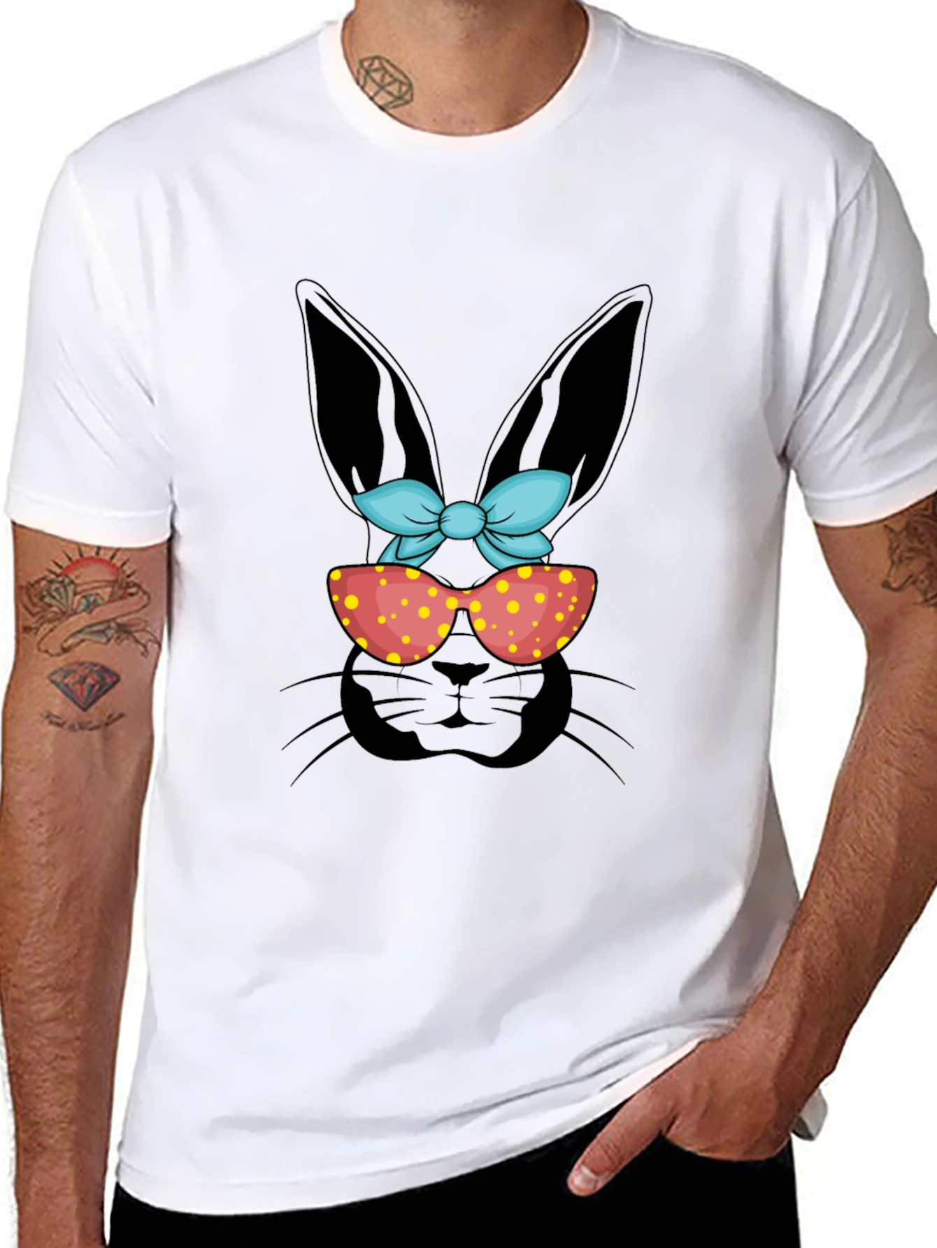 Bunny Sunglasses Graphic Tee