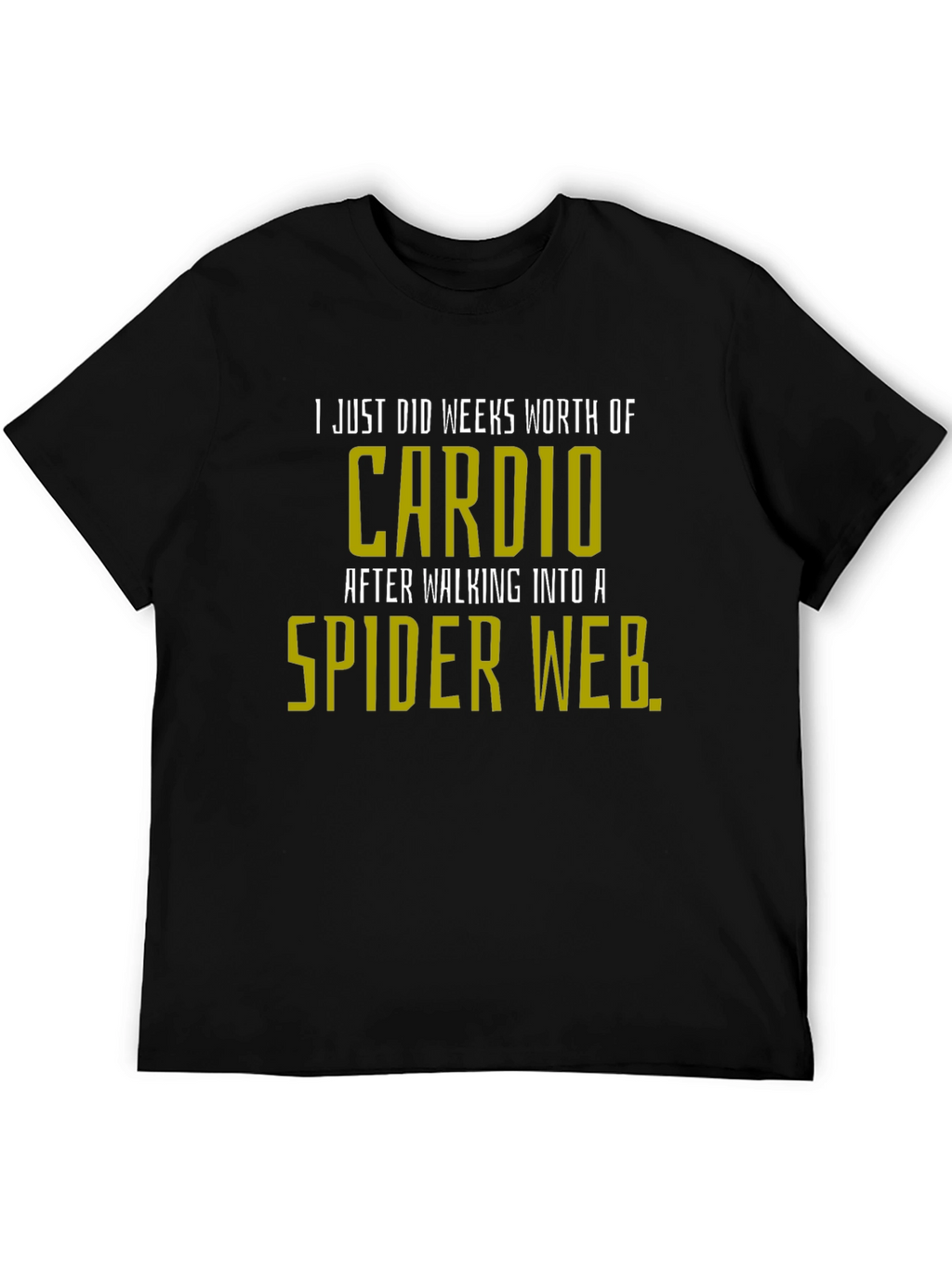 Funny Cardio Spider Web T-Shirt
