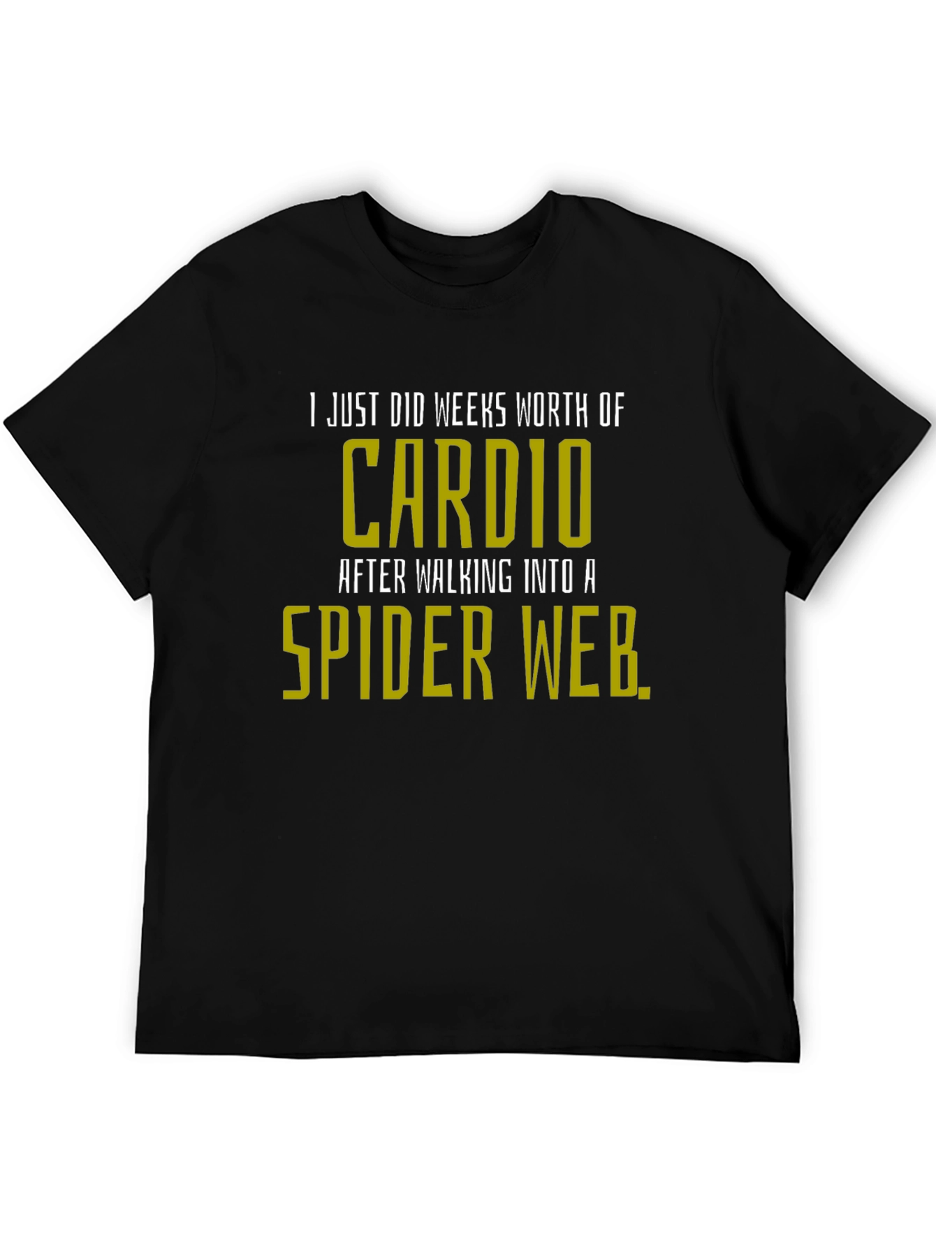 Funny Cardio Spider Web T-Shirt