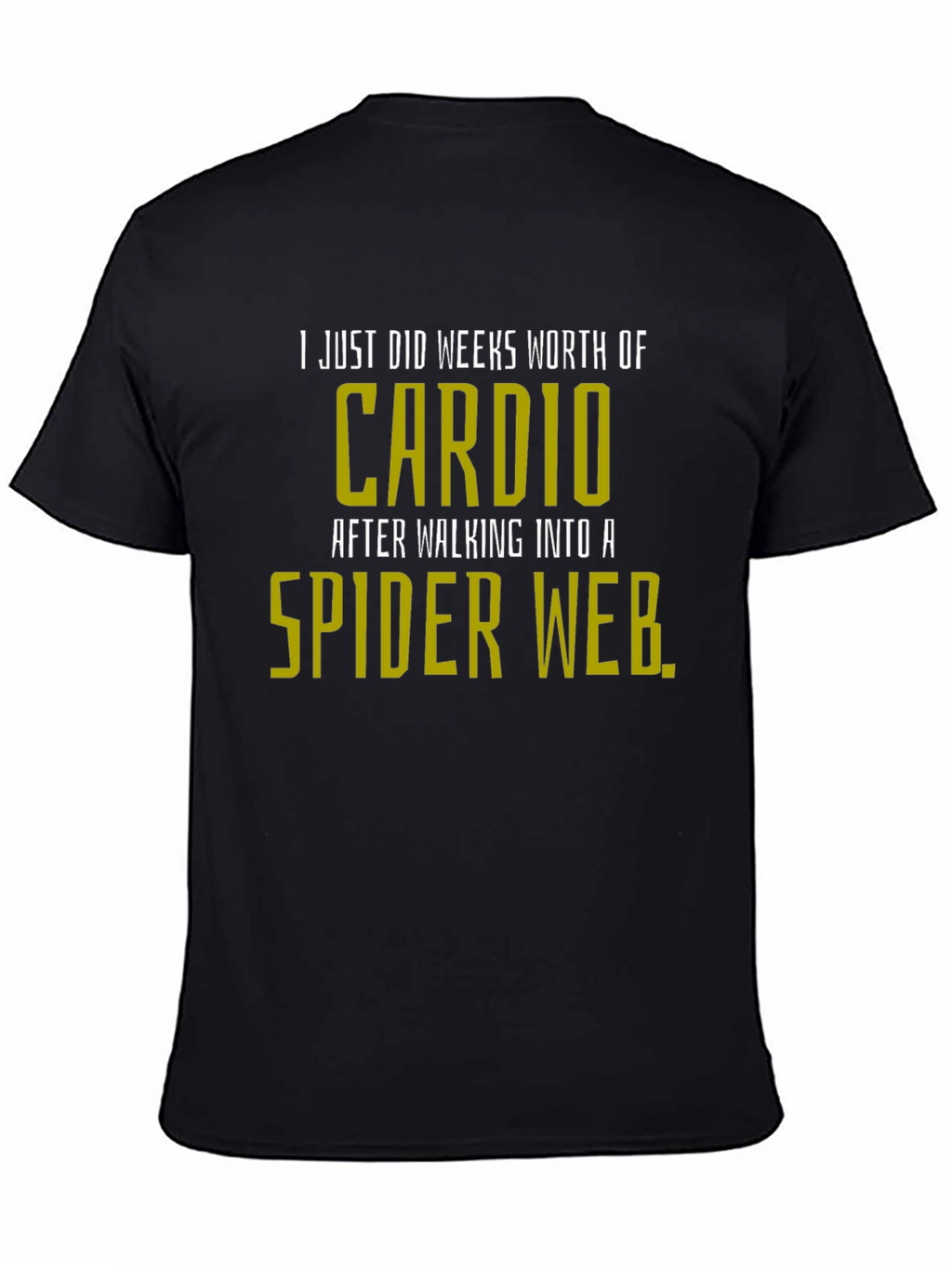 Funny Cardio Spider Web T-Shirt