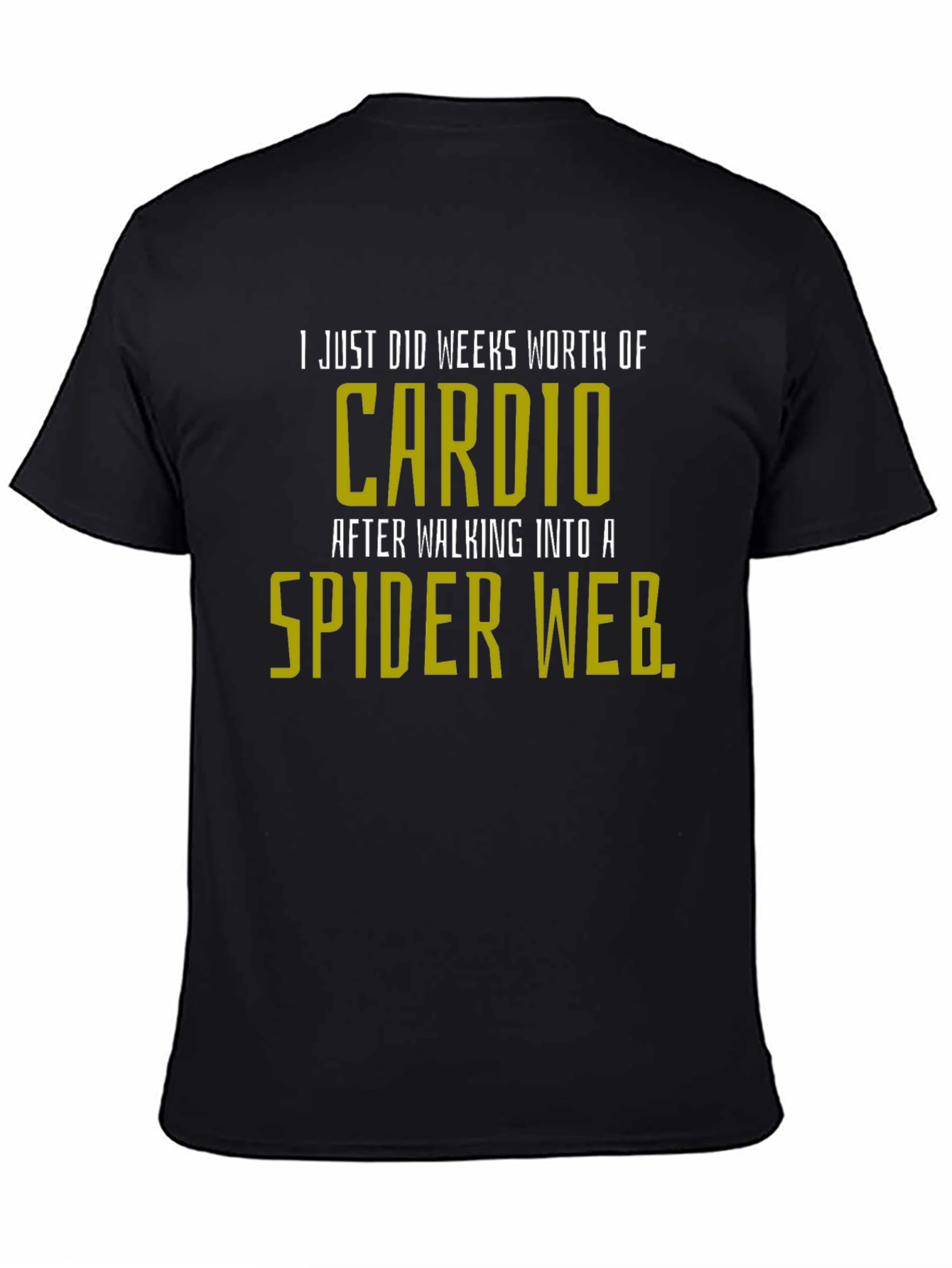 Funny Cardio Spider Web T-Shirt