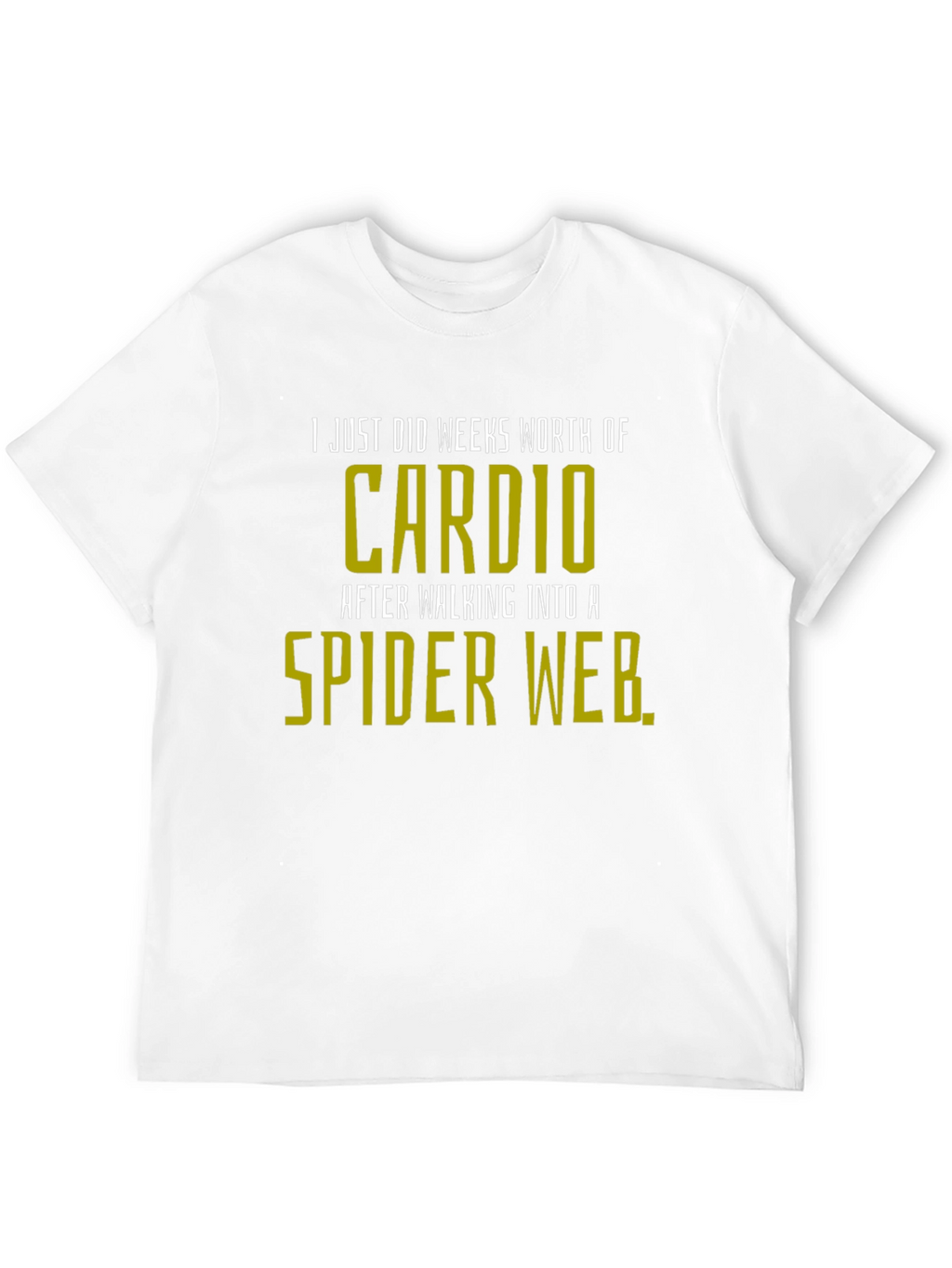 Funny Cardio Spider Web T-Shirt