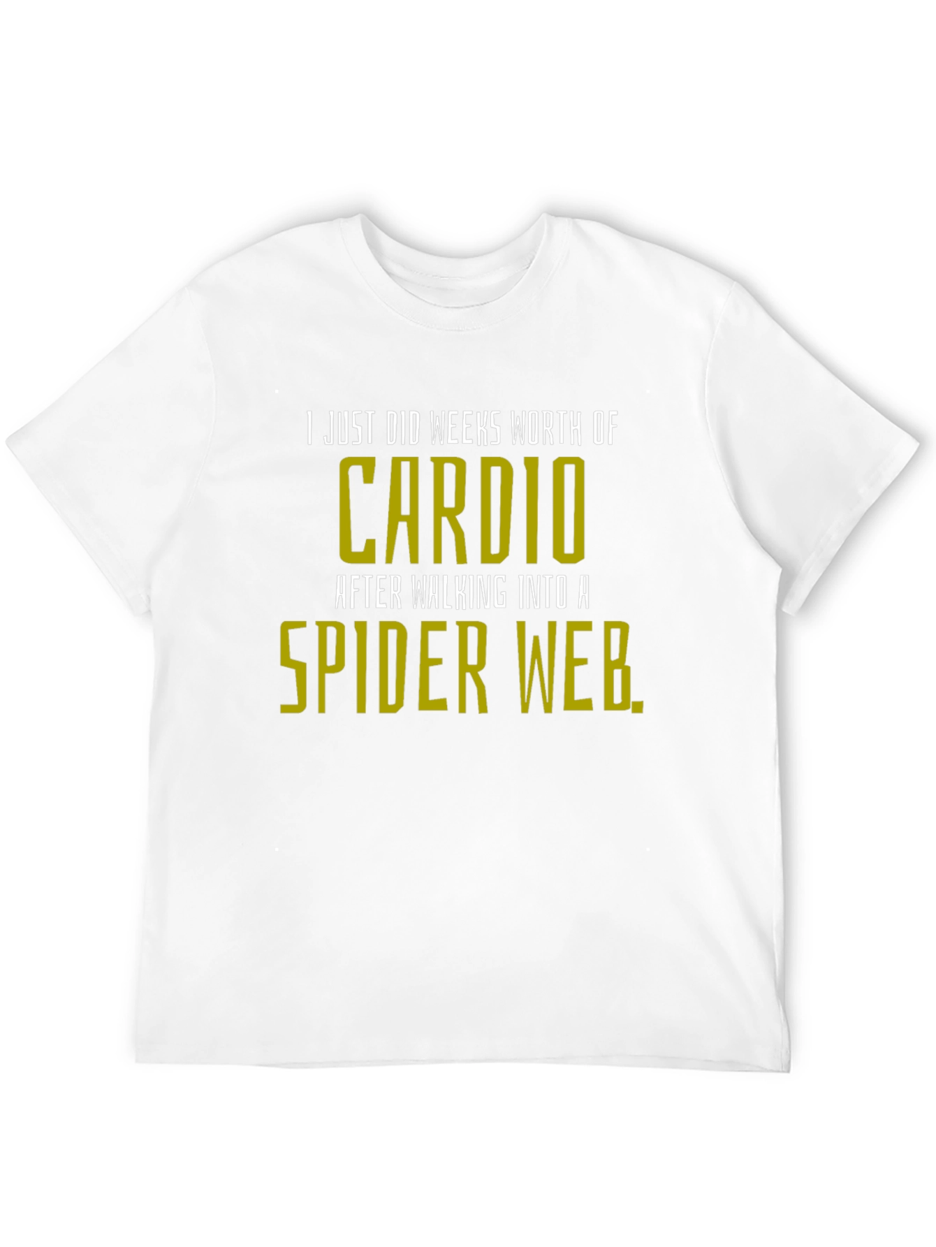 Funny Cardio Spider Web T-Shirt