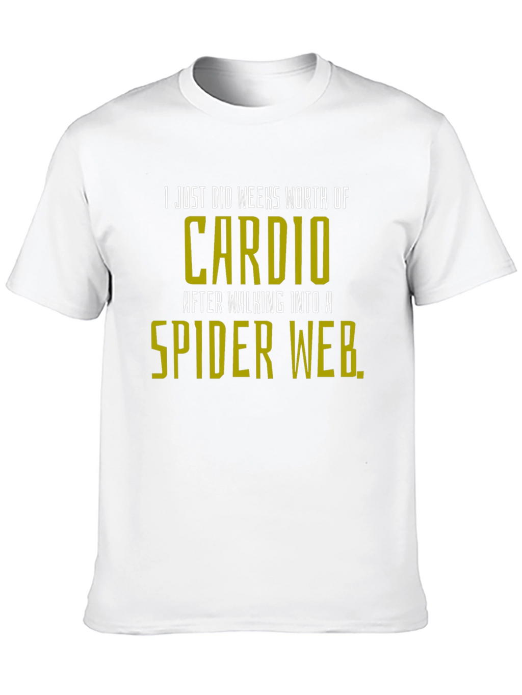Funny Cardio Spider Web T-Shirt