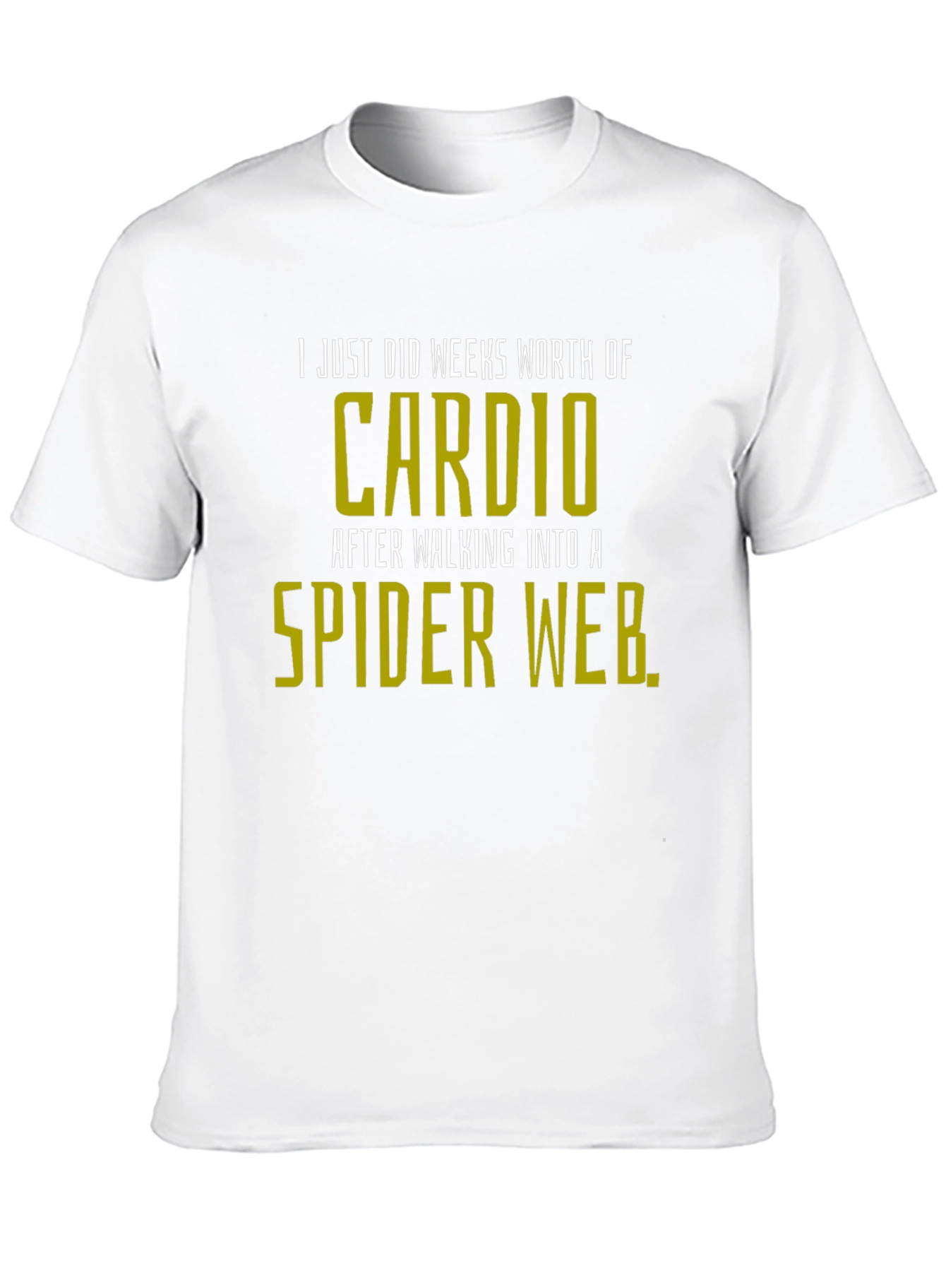 Funny Cardio Spider Web T-Shirt