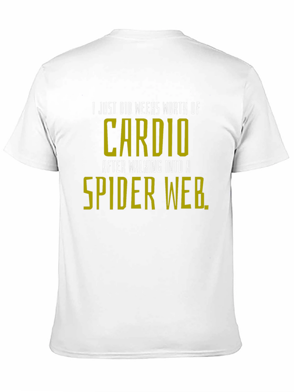 Funny Cardio Spider Web T-Shirt