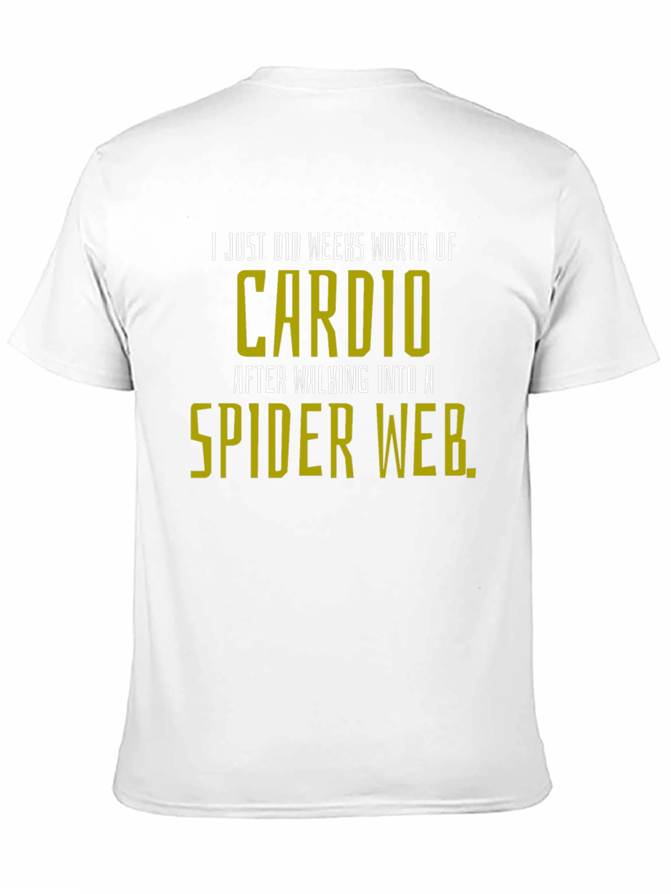 Funny Cardio Spider Web T-Shirt