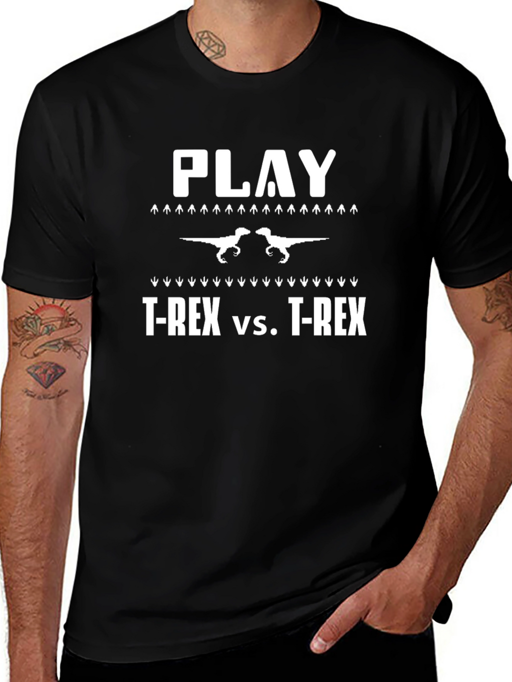 Play T-Rex vs T-Rex Graphic Tee