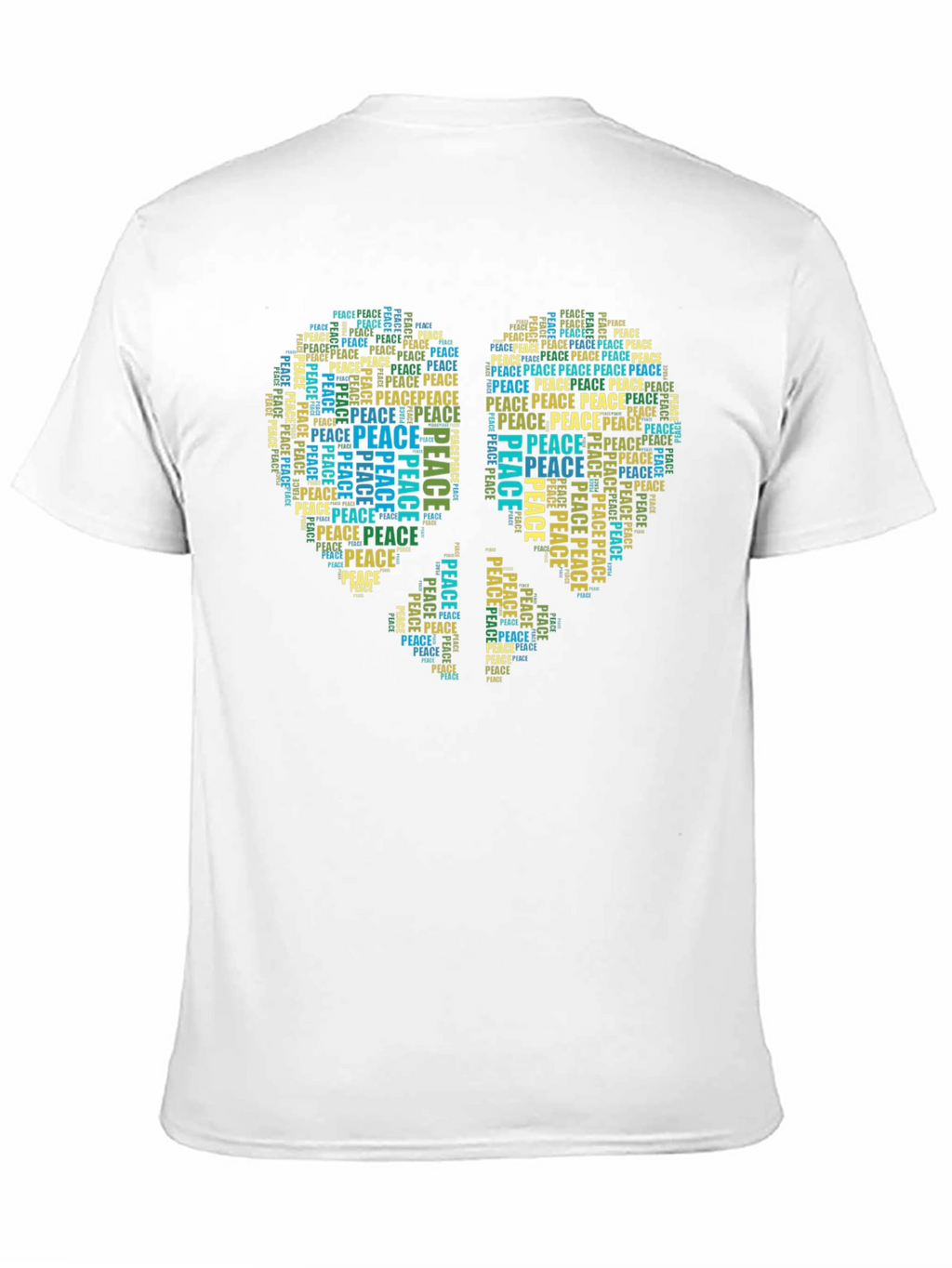 Peace Sign Word Art T-Shirt