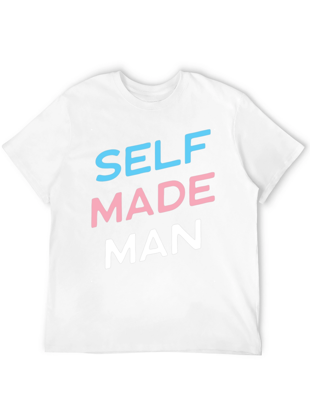 Self Made Man Graphic Tee - Black Casual T-Shirt