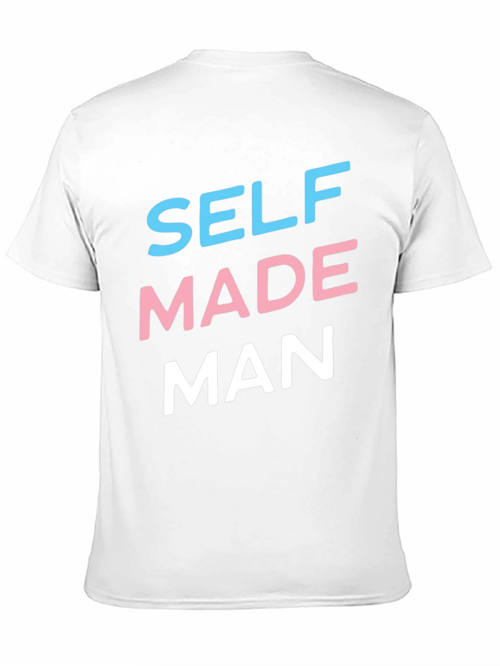 Self Made Man Graphic Tee - Black Casual T-Shirt