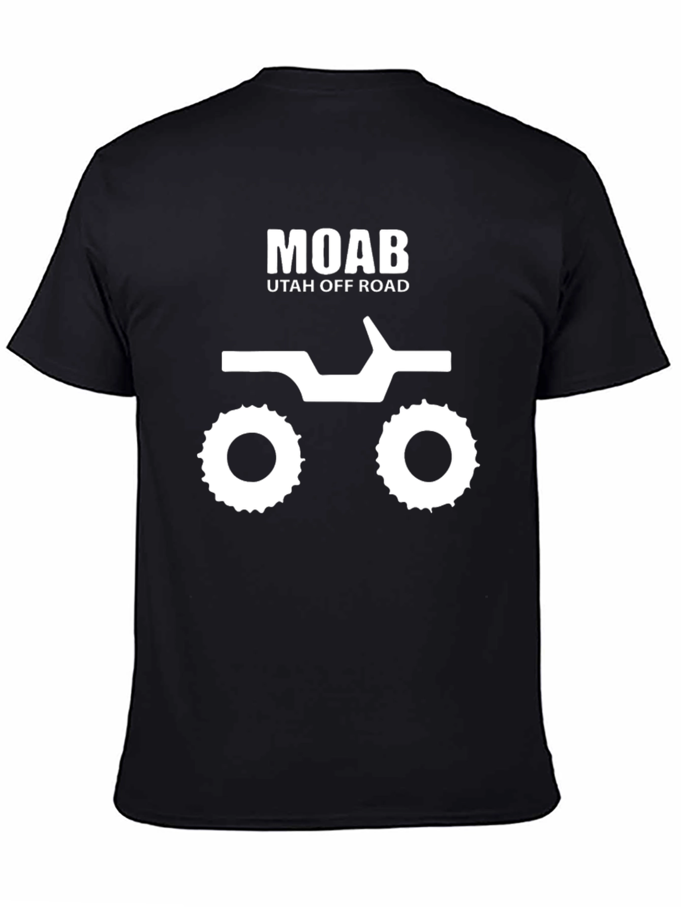 Moab Utah Off Road Black Graphic Tee
