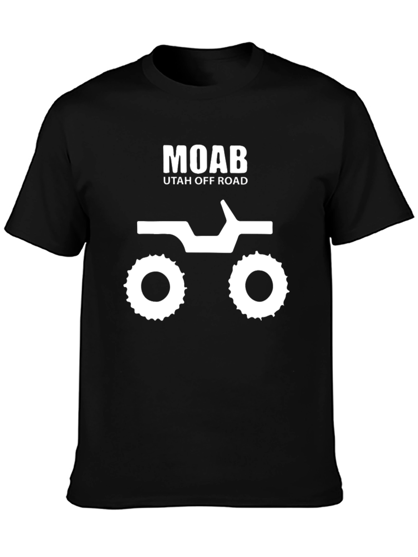 Moab Utah Off Road Black Graphic Tee