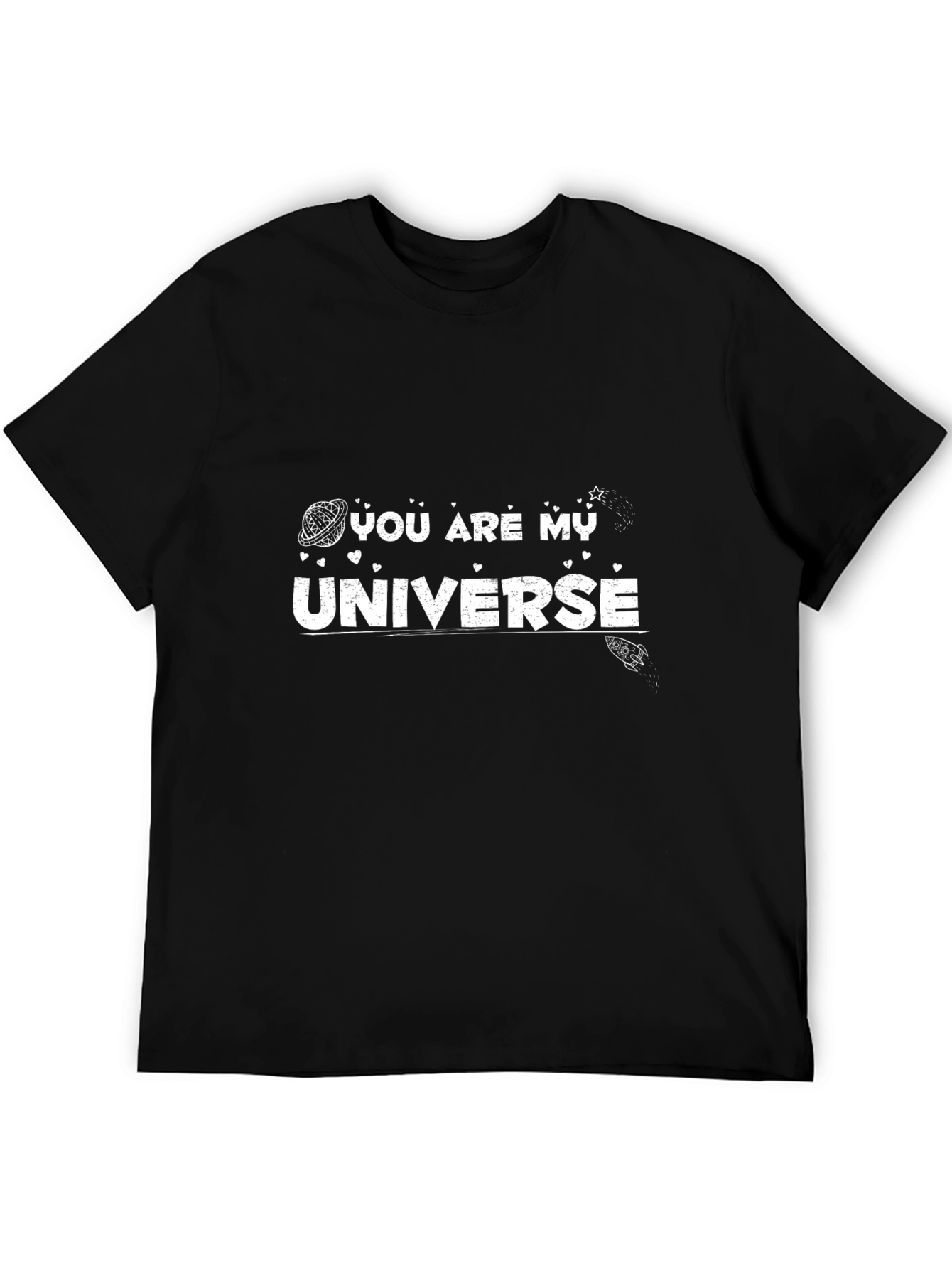 You Are My Universe Graphic Tee - Black