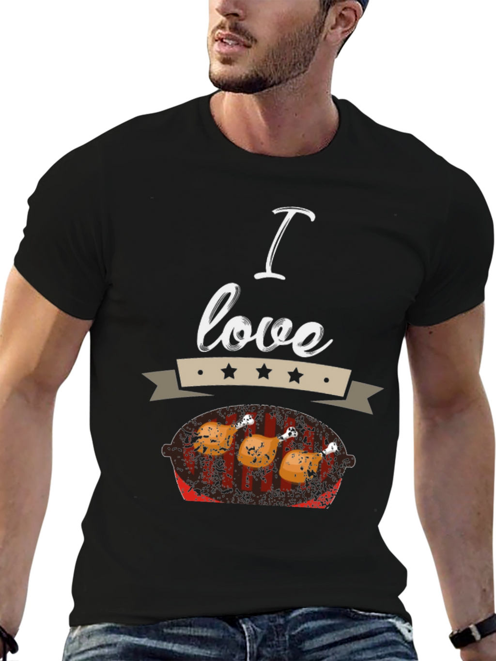I Love Chicken BBQ T-Shirt