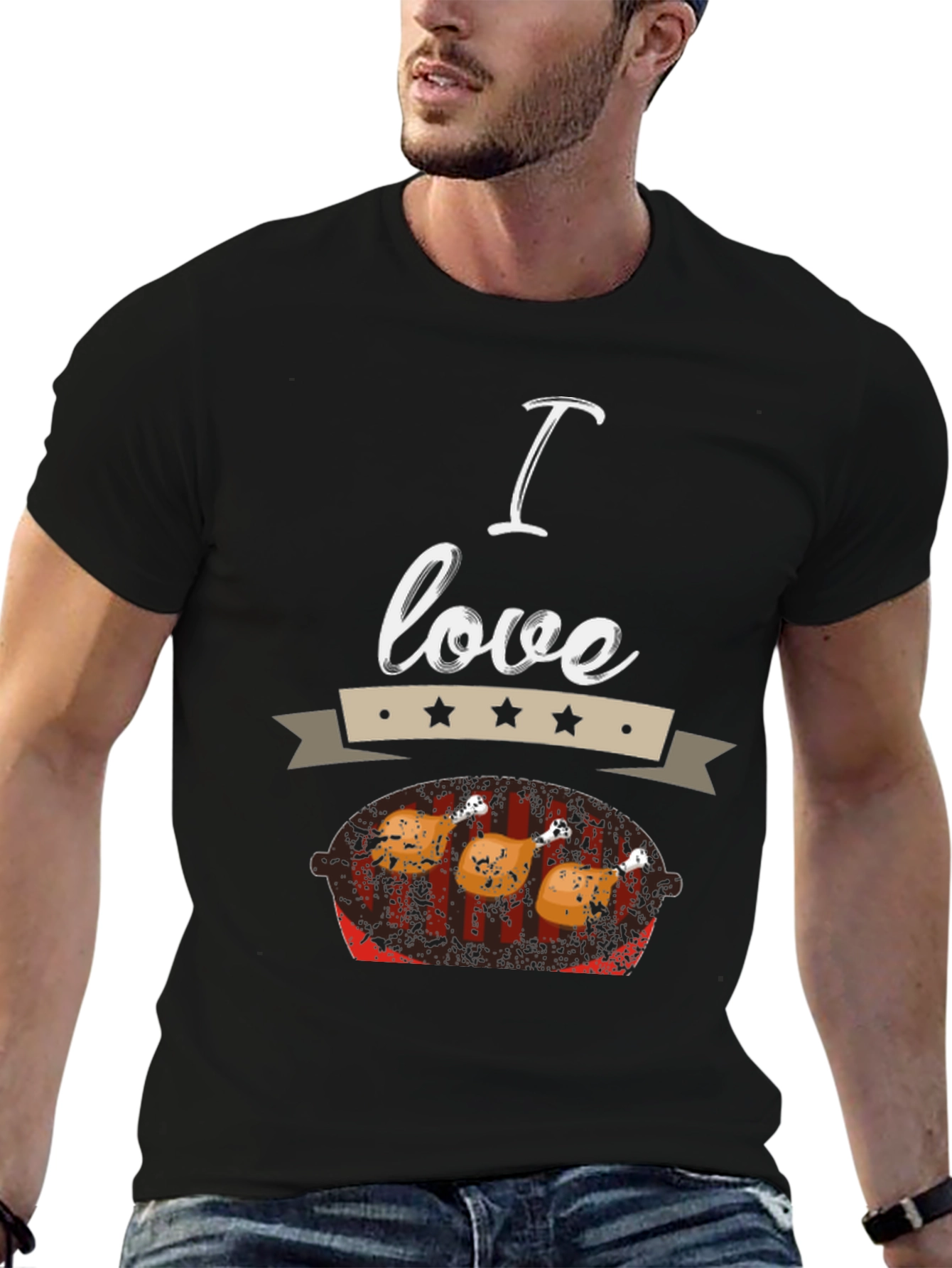 I Love Chicken BBQ T-Shirt