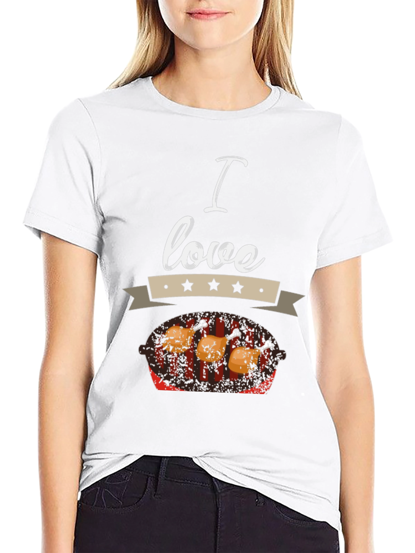 I Love Chicken BBQ T-Shirt