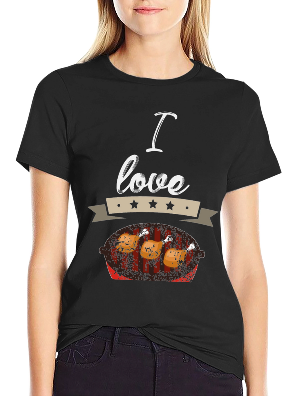 I Love Chicken BBQ T-Shirt