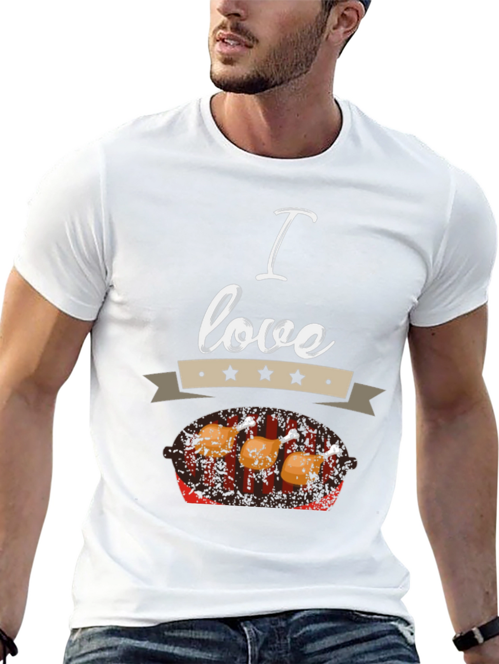 I Love Chicken BBQ T-Shirt