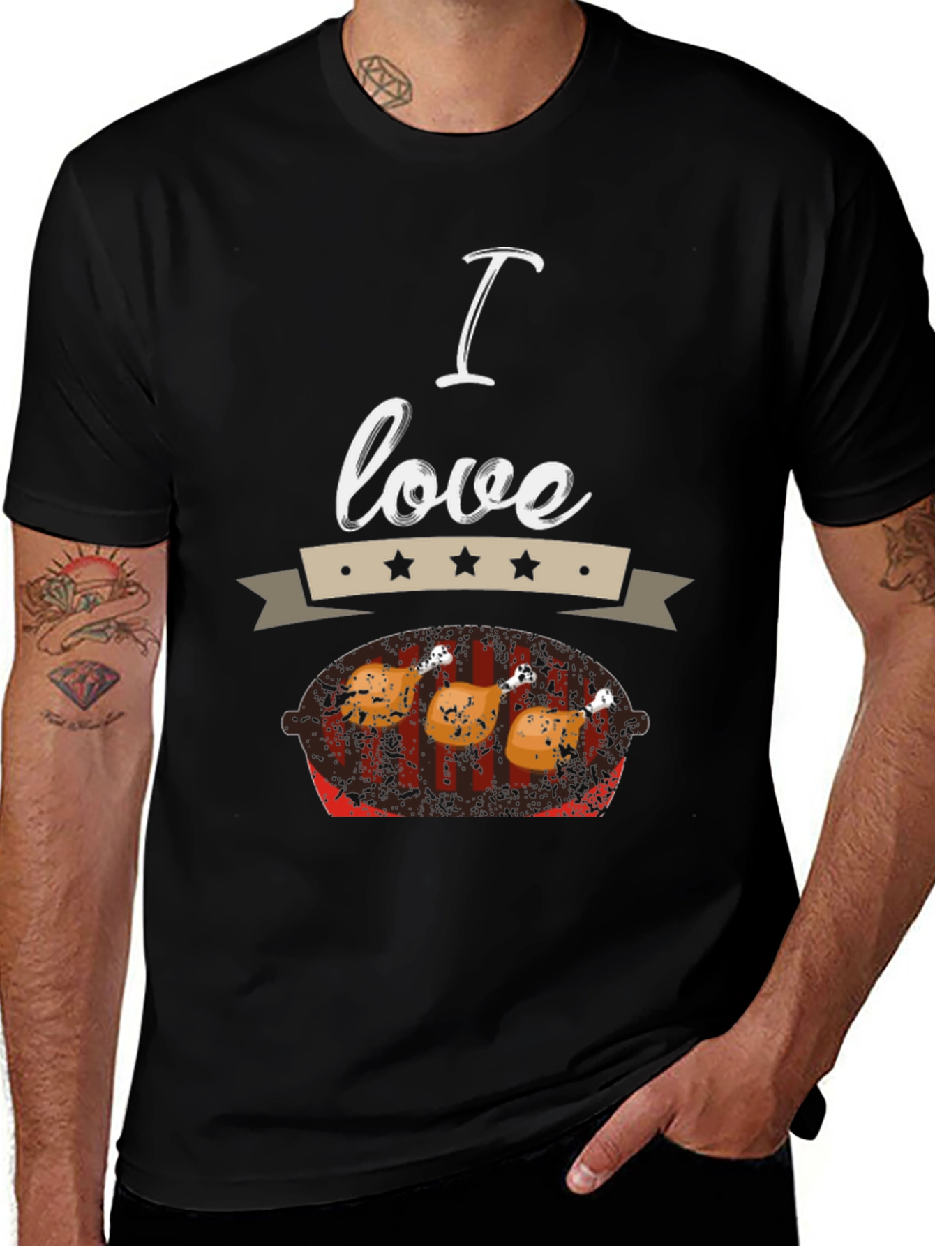 I Love Chicken BBQ T-Shirt