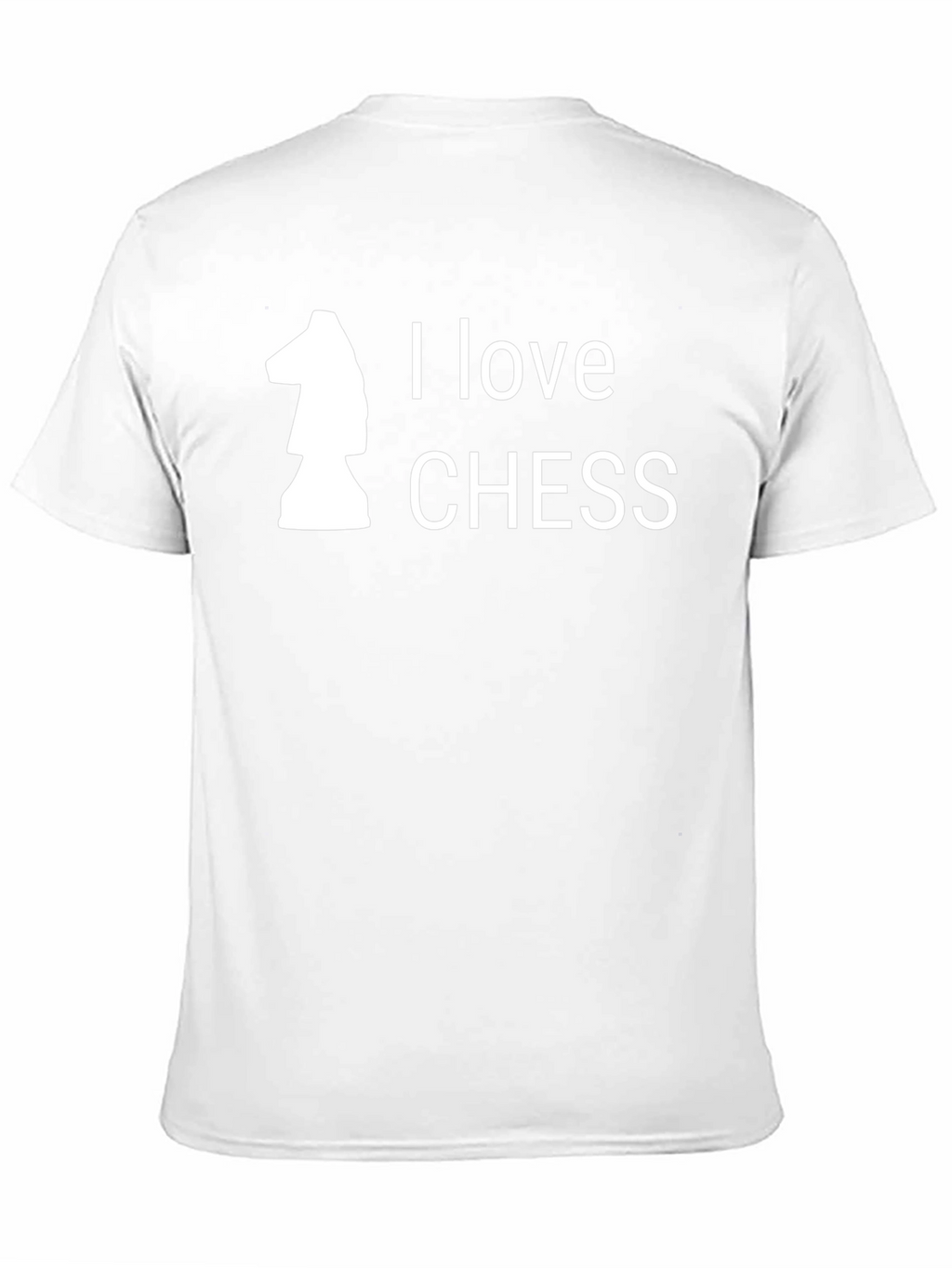 I Love Chess T-Shirt - Black Casual Tee