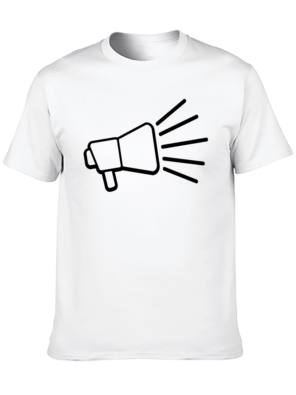 Megaphone Graphic Tee - Black