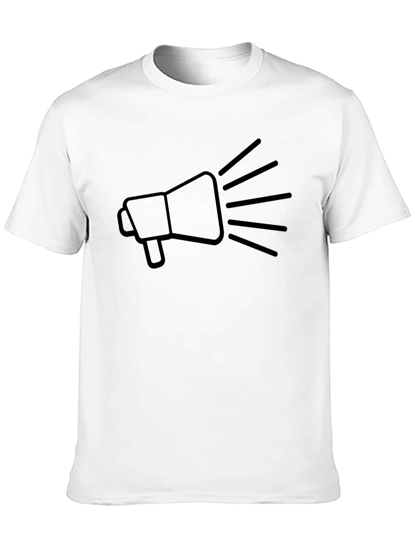 Megaphone Graphic Tee - Black