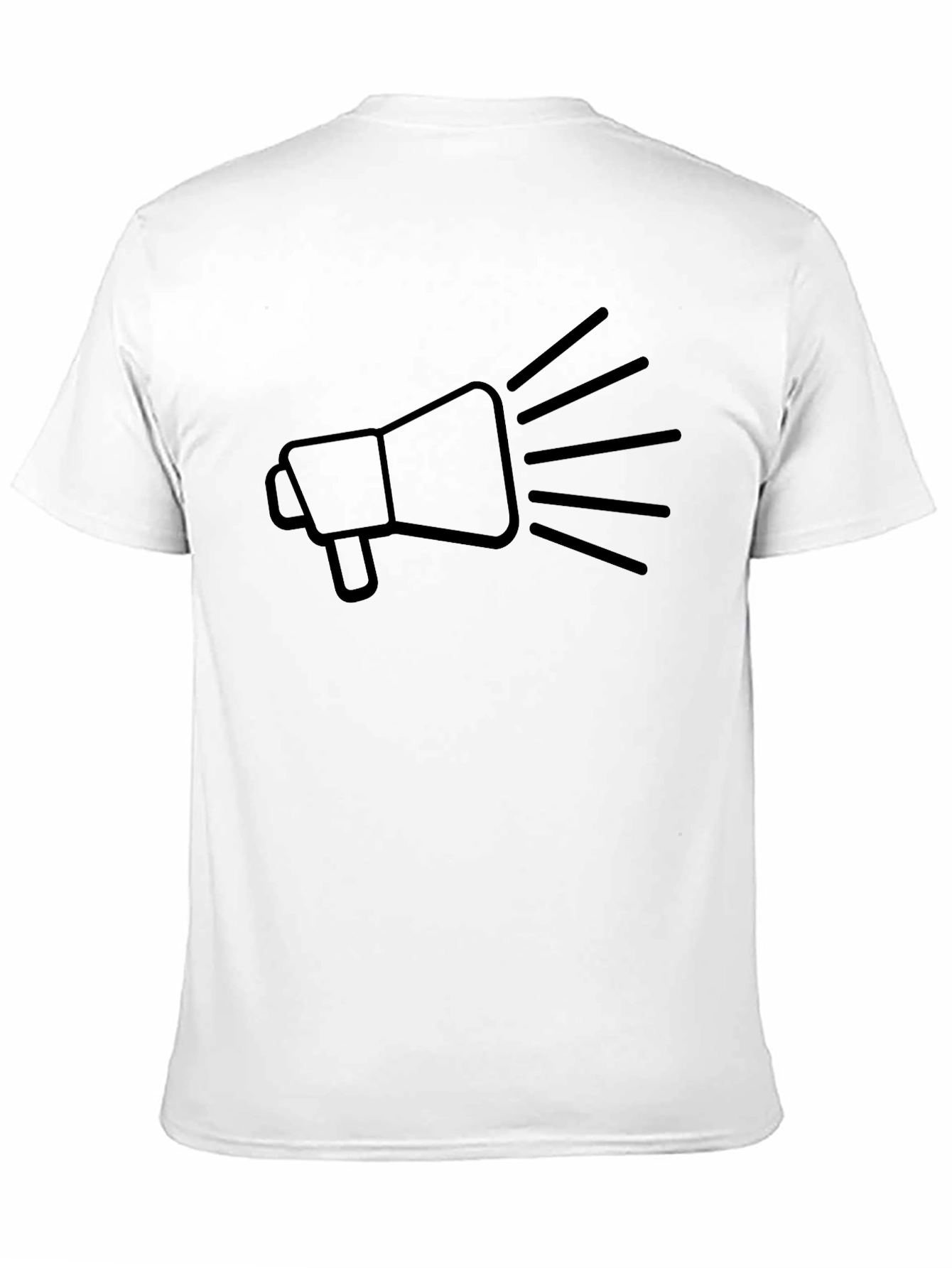 Megaphone Graphic Tee - Black