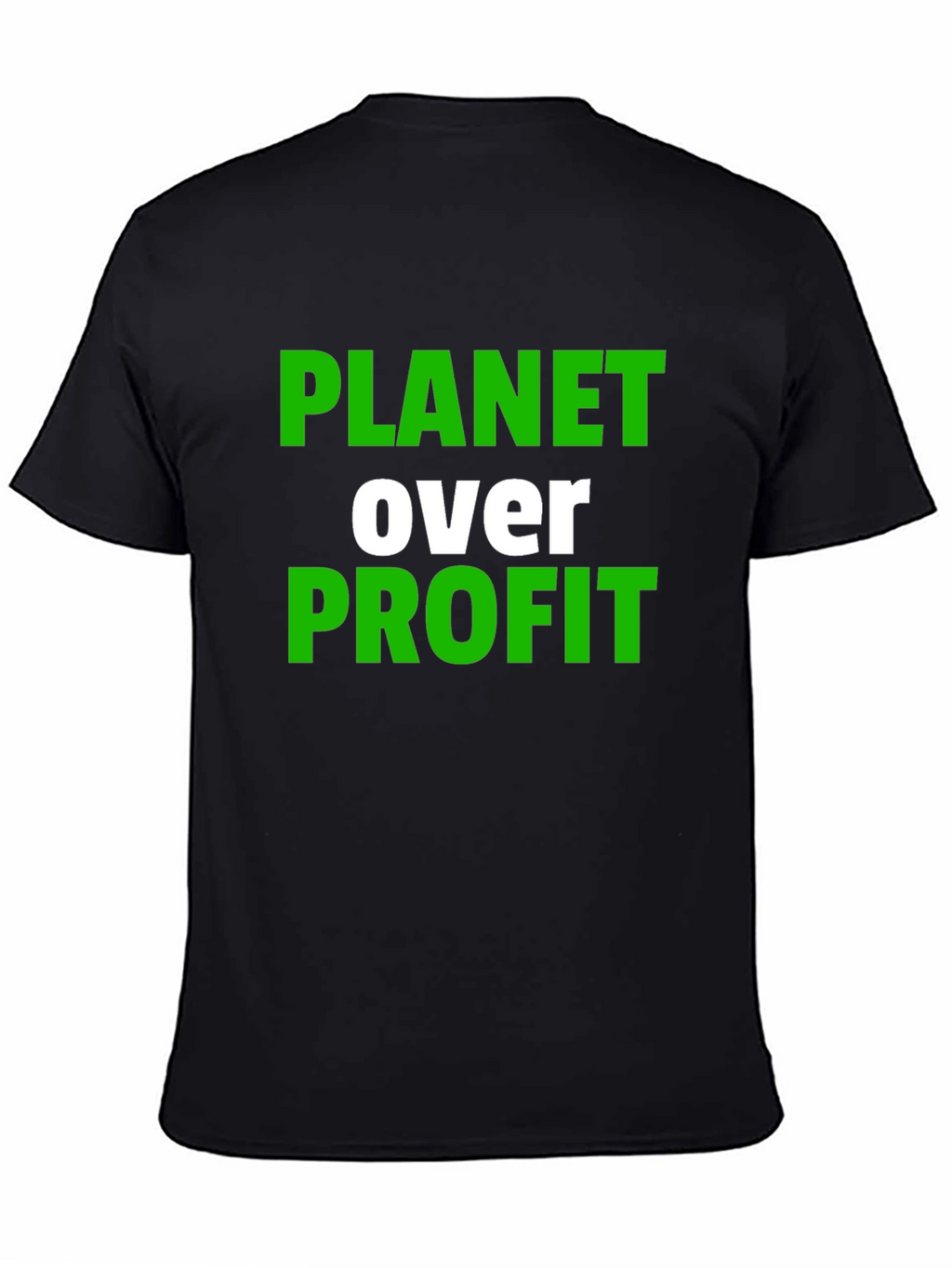 Planet Over Profit Graphic Tee - Black